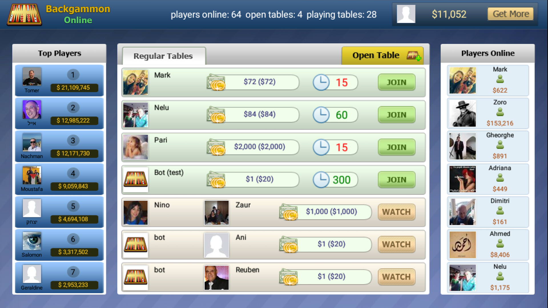 اسکرین شات 2 بازی Backgammon Online - Board Game