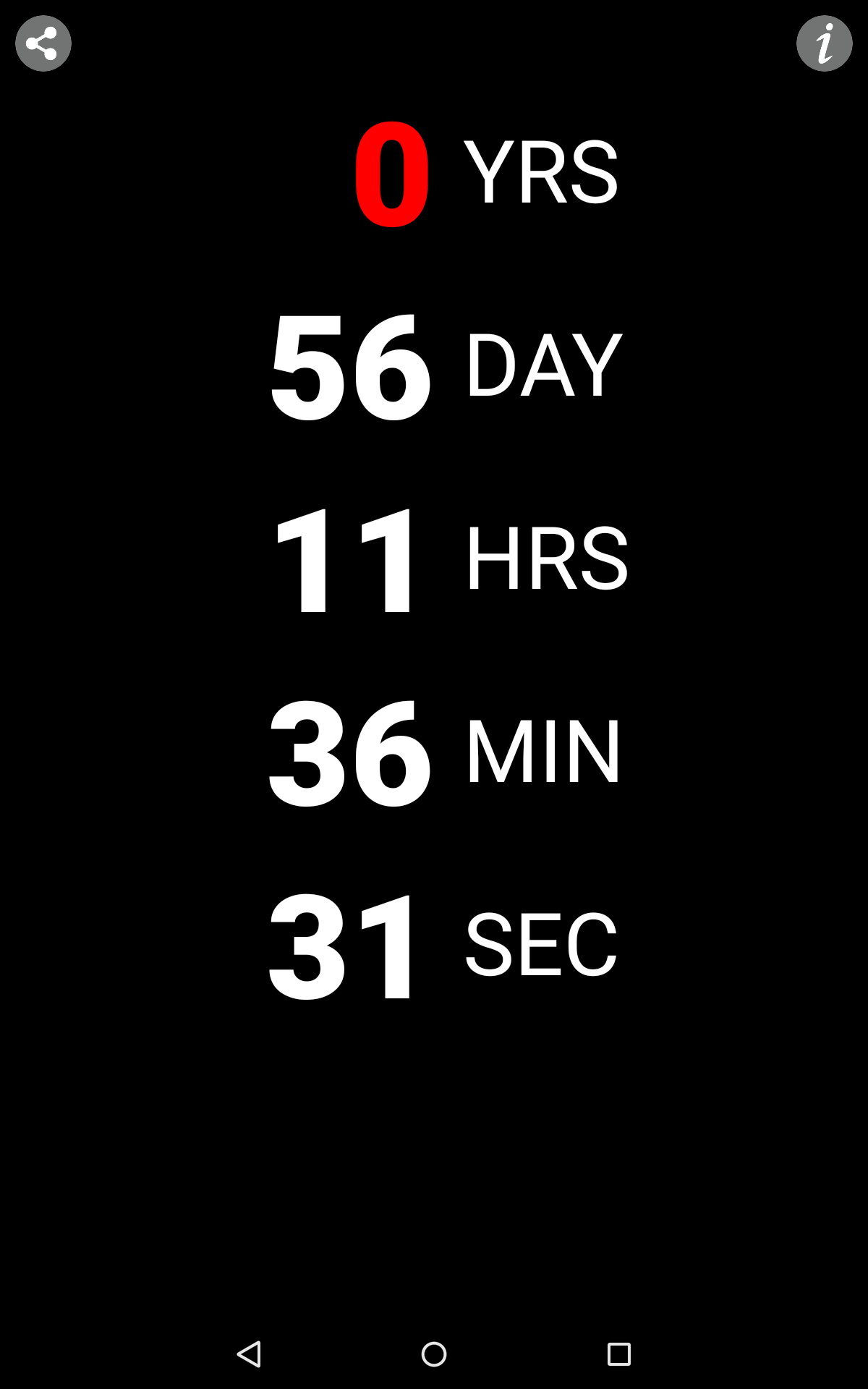 اسکرین شات 3 برنامه Countdown Death - death counter