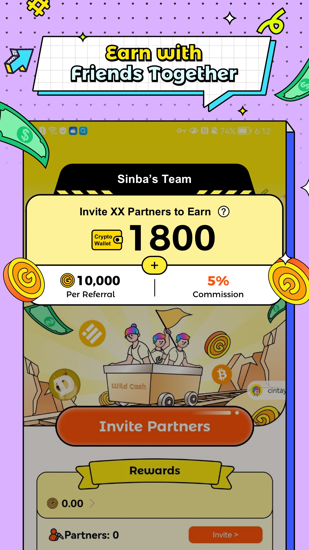 اسکرین شات 3 بازی Wild Cash | Quiz to Earn