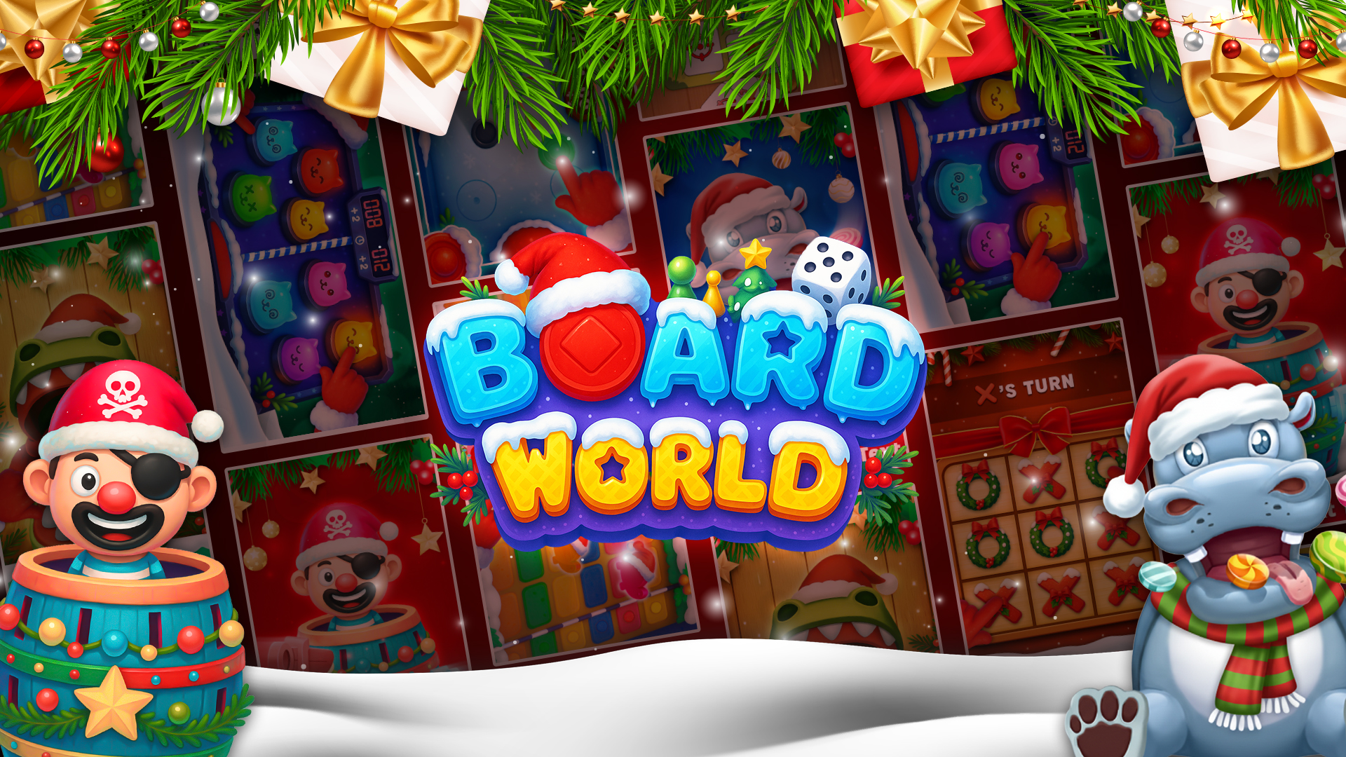 اسکرین شات 1 بازی Board World - All in one game