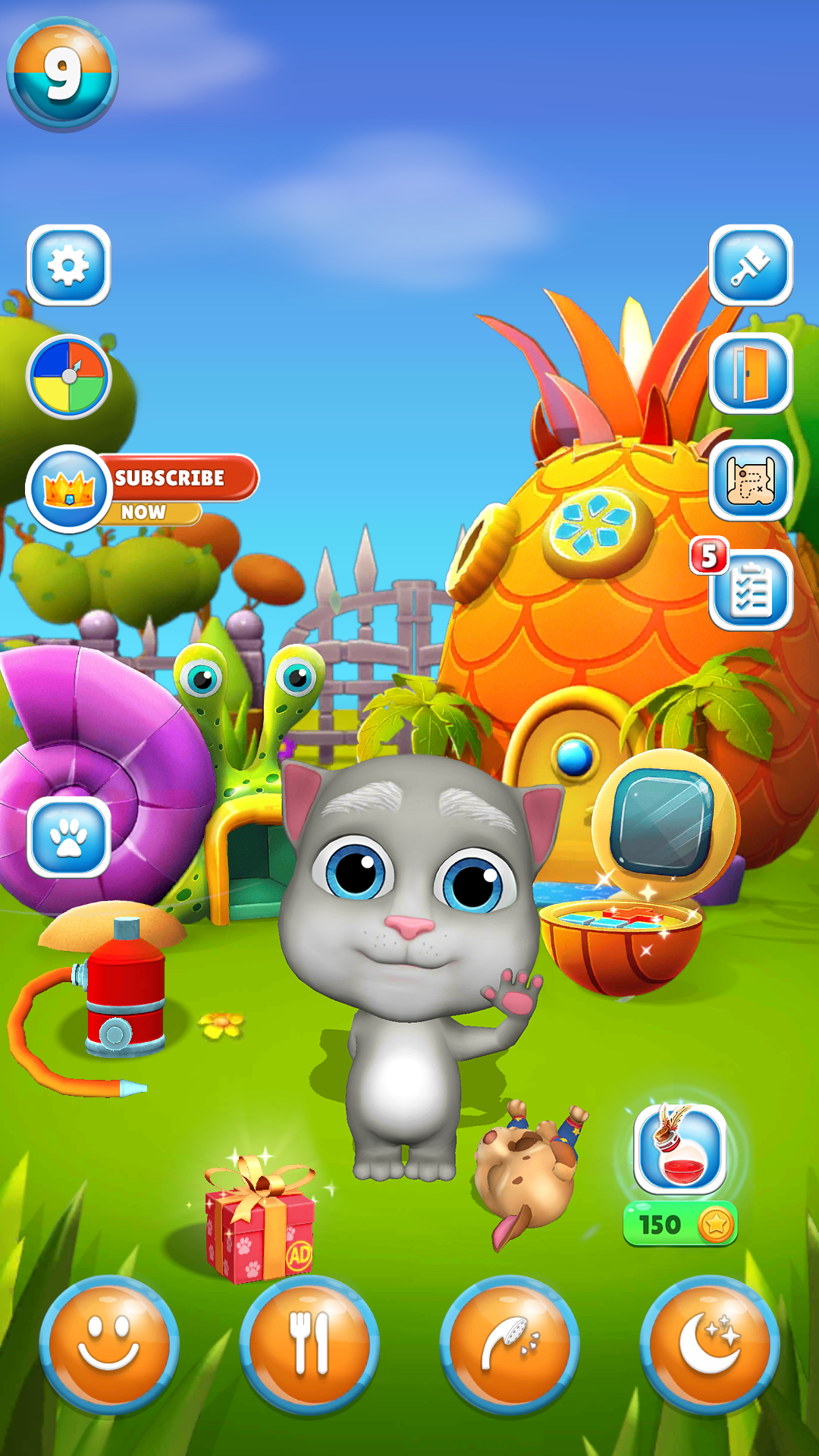اسکرین شات 7 بازی Virtual Pet Bob - Funny Cat