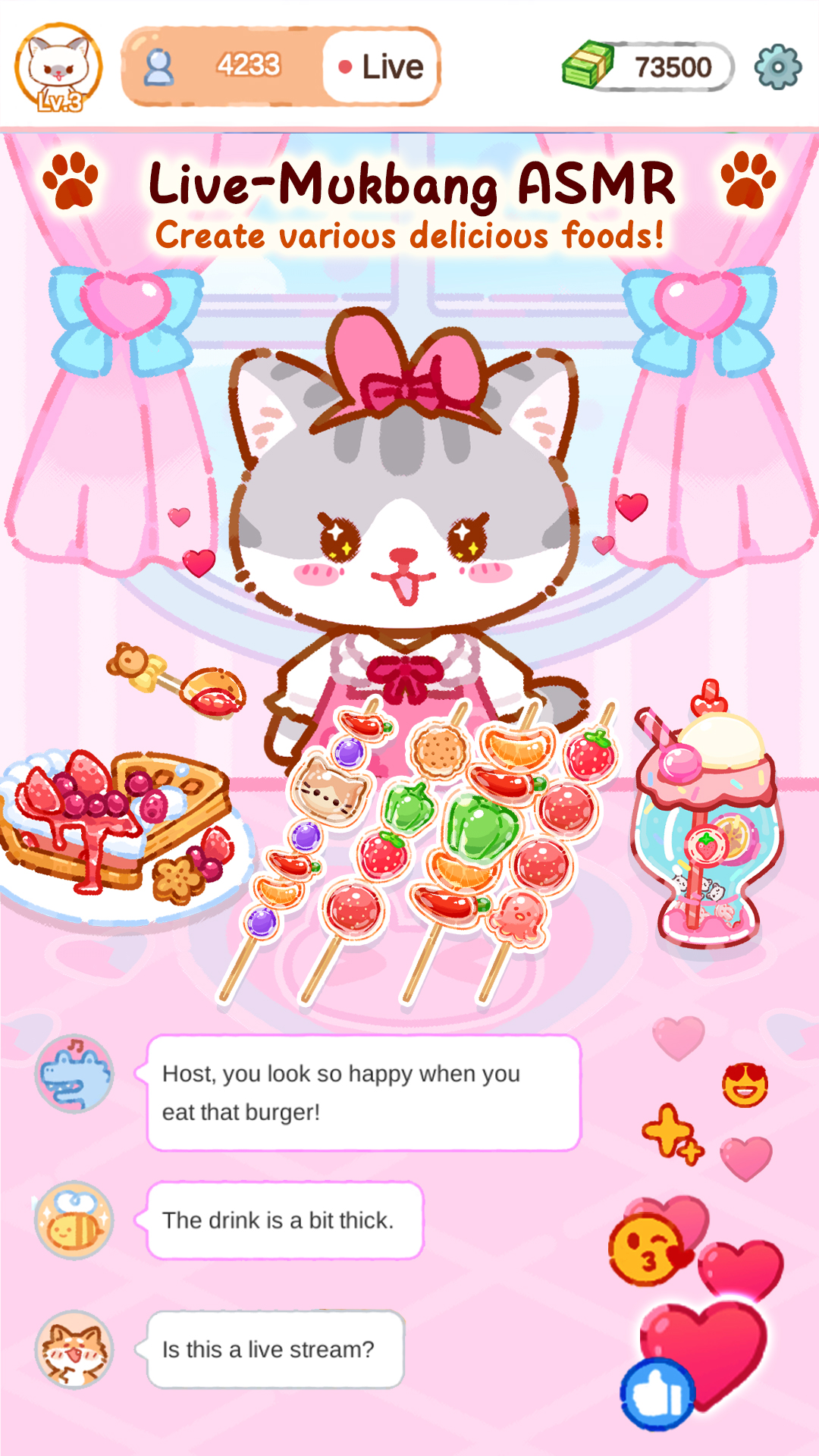 اسکرین شات 7 بازی Cat Boba Tea: Food ASMR Master
