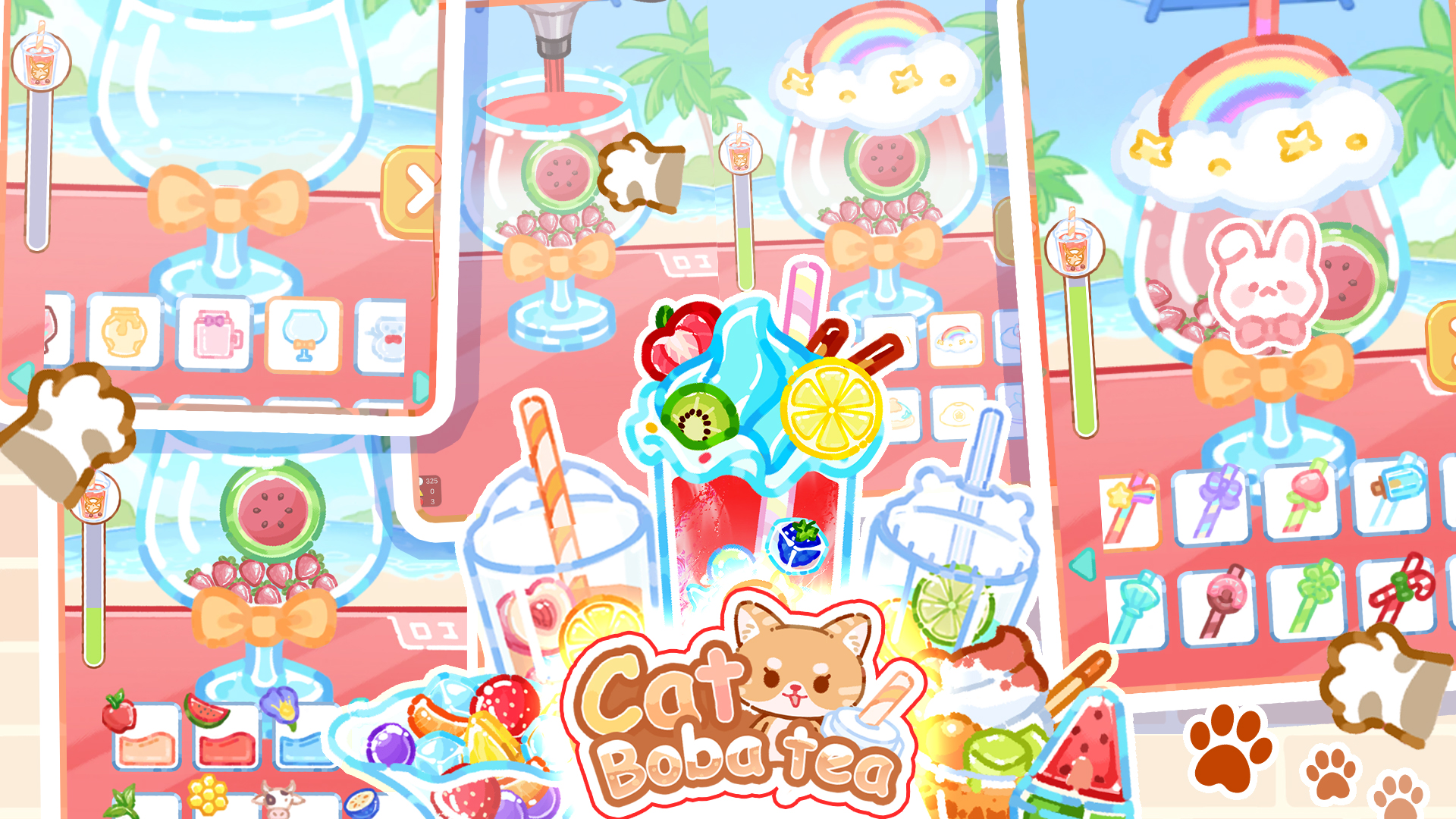اسکرین شات 3 بازی Cat Boba Tea: Food ASMR Master