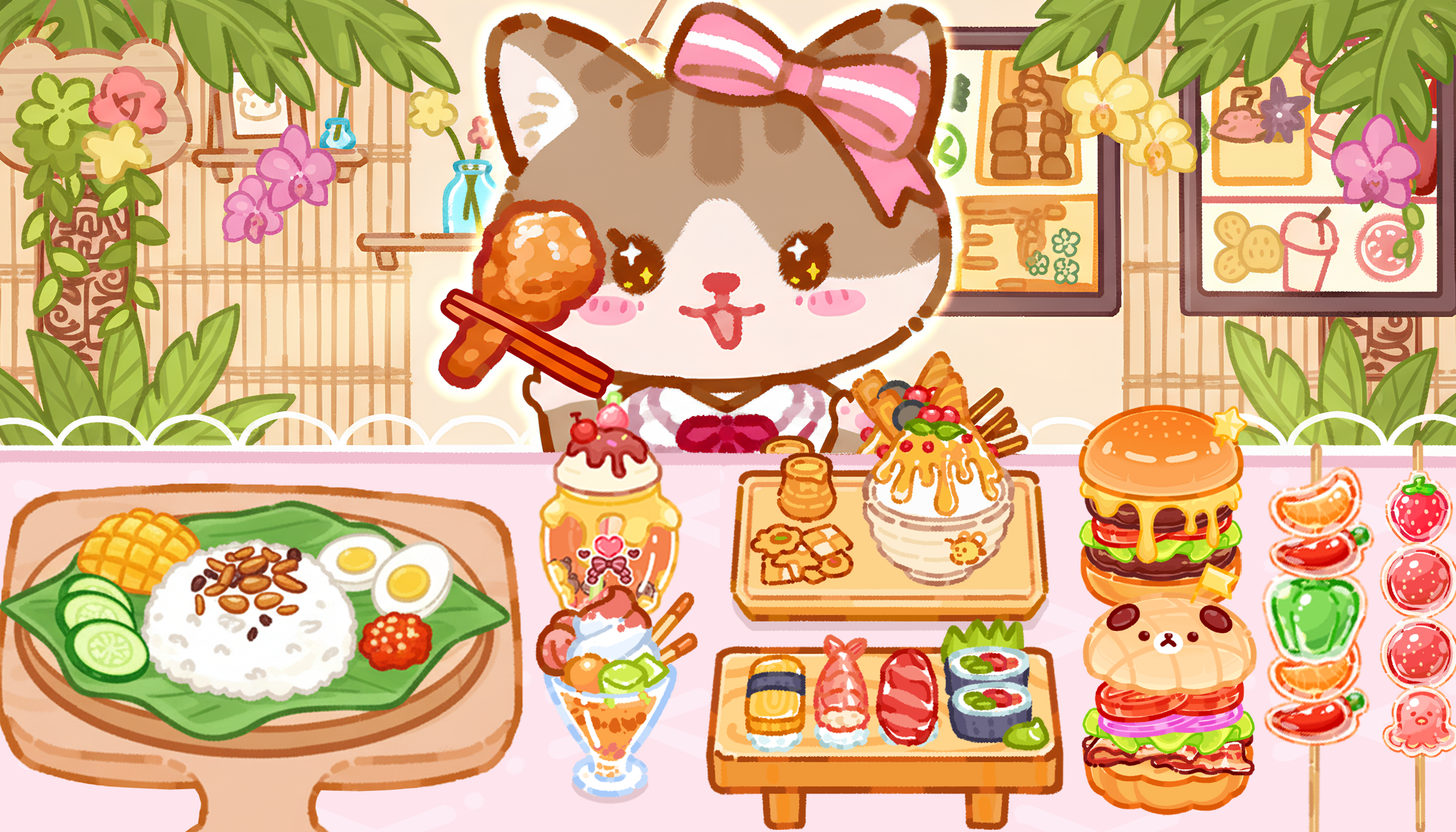 اسکرین شات 2 بازی Cat Boba Tea: Food ASMR Master