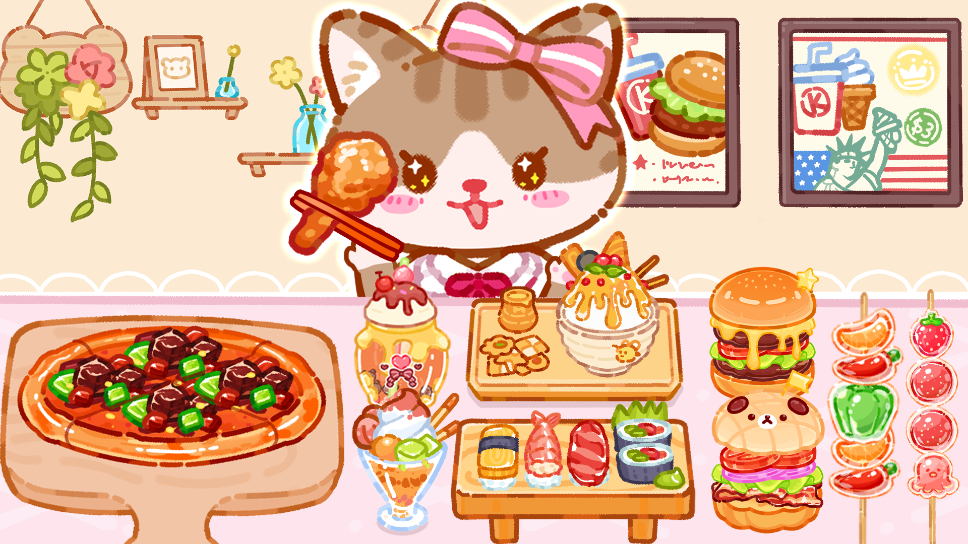 اسکرین شات 2 بازی Cat Boba Tea: Food ASMR Master