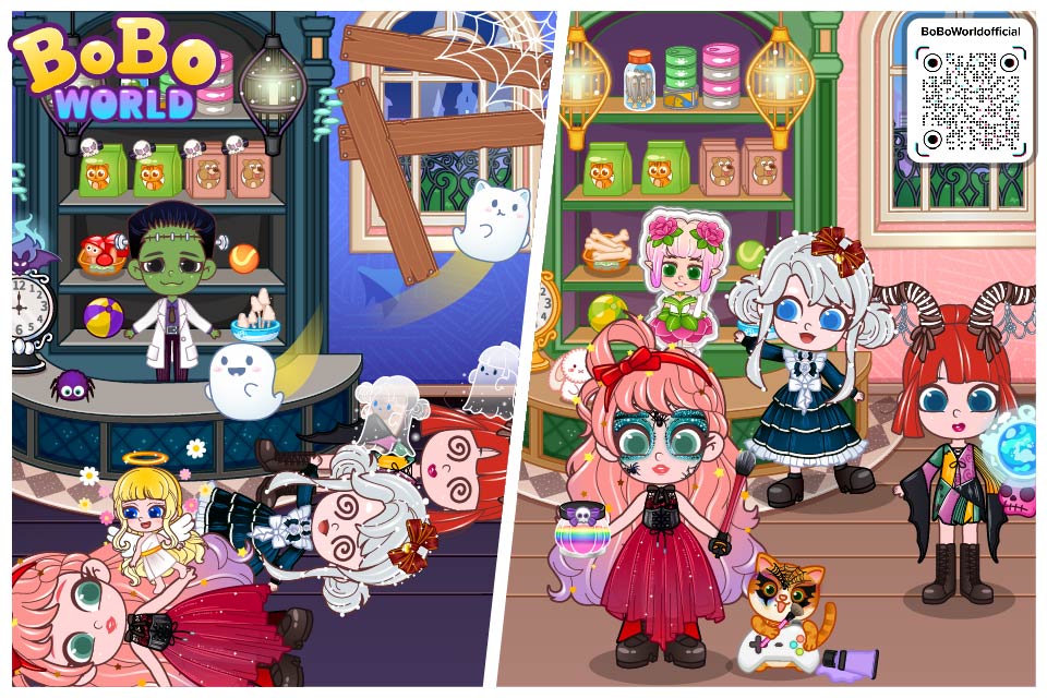 اسکرین شات 3 بازی BoBo World Haunted House -kids
