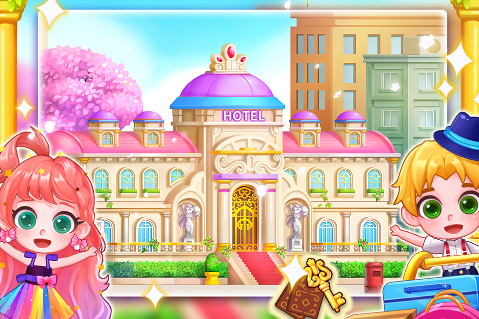 اسکرین شات 1 بازی BoBo World Hotel Management