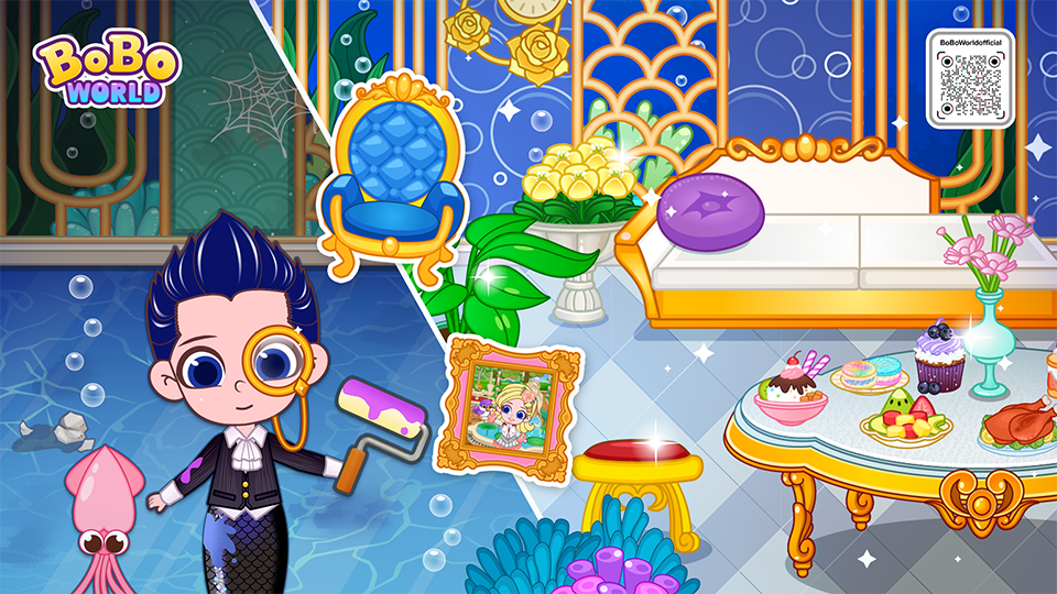 اسکرین شات 4 بازی BoBo Mermaid World: Dress Up