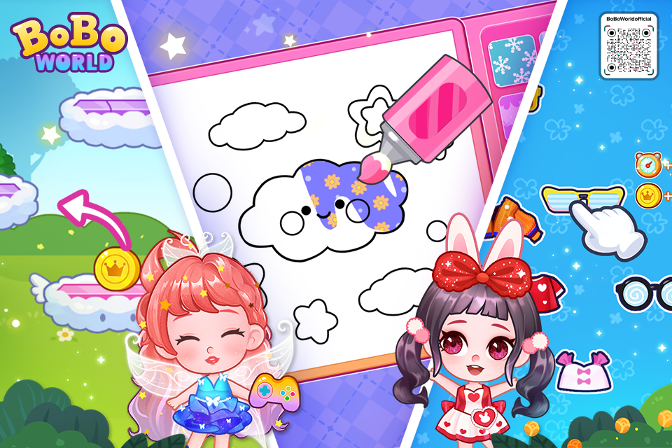 اسکرین شات 3 بازی BoBo Magic princess Hatch-kids