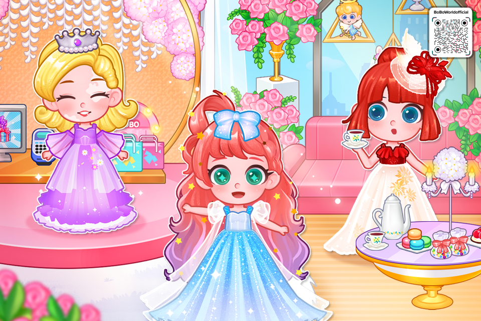 اسکرین شات 1 بازی BoBo World Wedding game kids