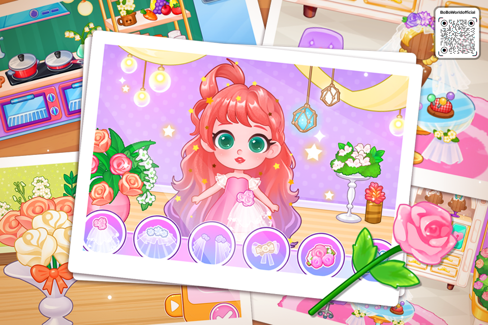 اسکرین شات 4 بازی BoBo World Wedding game kids