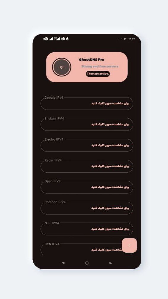 اسکرین شات 3 برنامه ‏گوست دی ان اس پرو