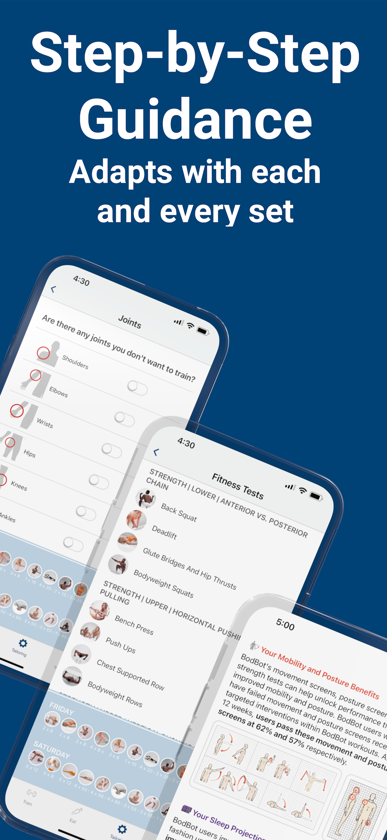 اسکرین شات 2 برنامه BodBot AI Personal Trainer