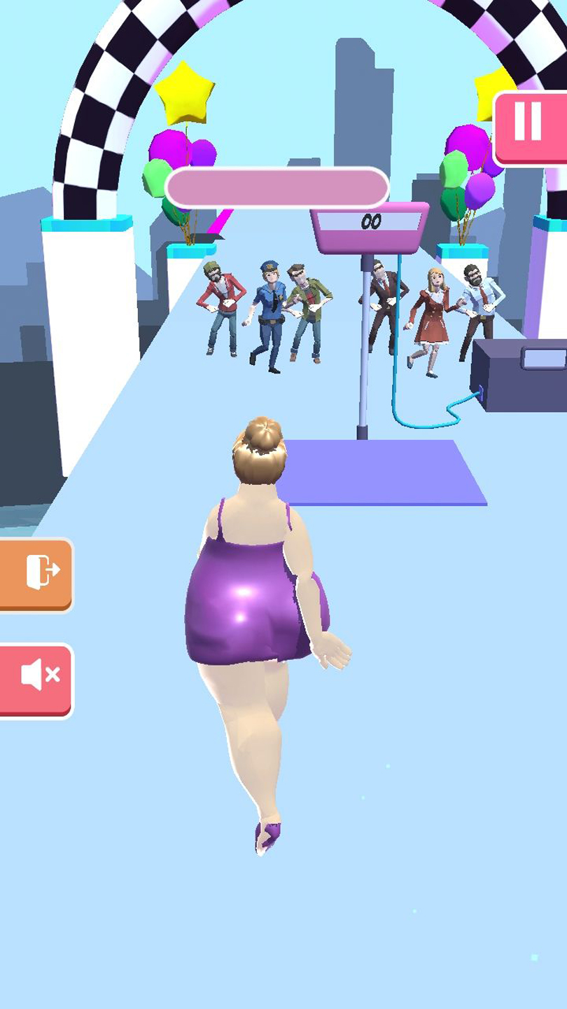 اسکرین شات 6 بازی Body Race 3D: Fat 2 Fit Run