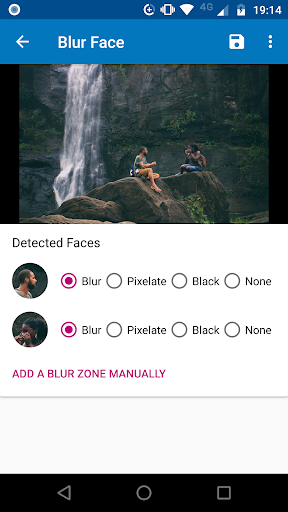 اسکرین شات 4 برنامه Blur Face - Censor, Pixelate & Blur Photo