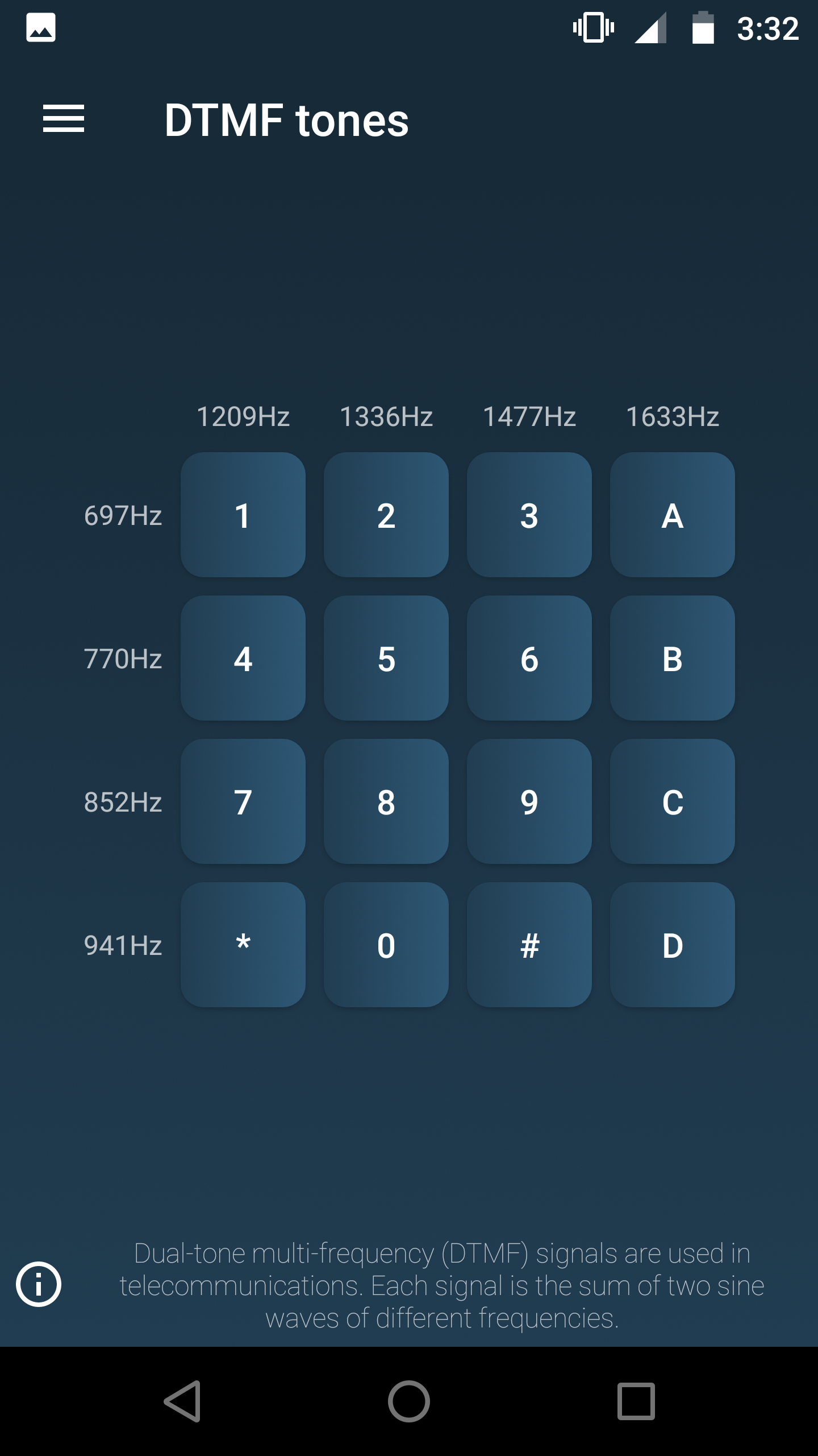 اسکرین شات 8 برنامه Frequency Sound Generator
