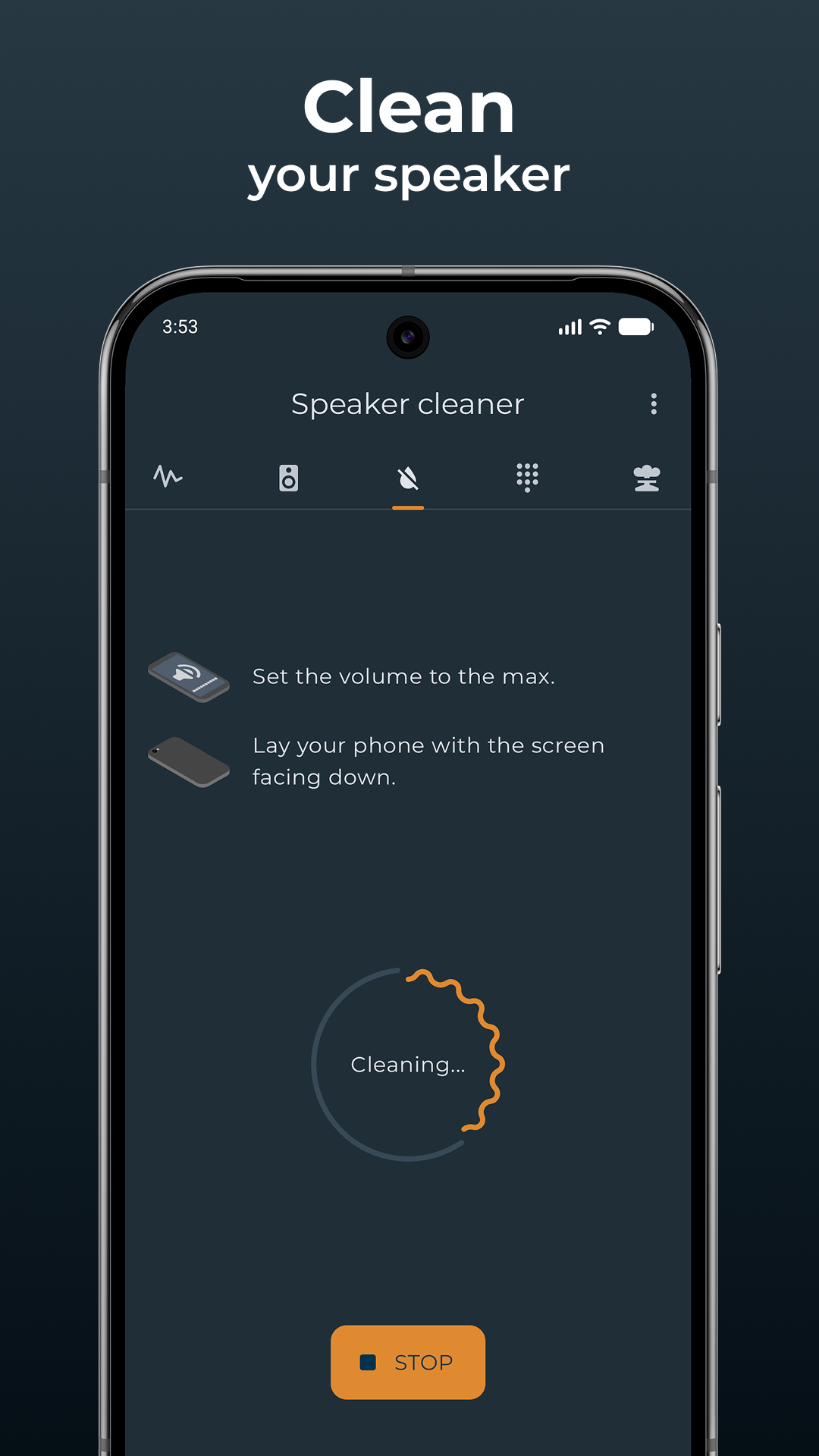 اسکرین شات 7 برنامه Frequency Sound Generator