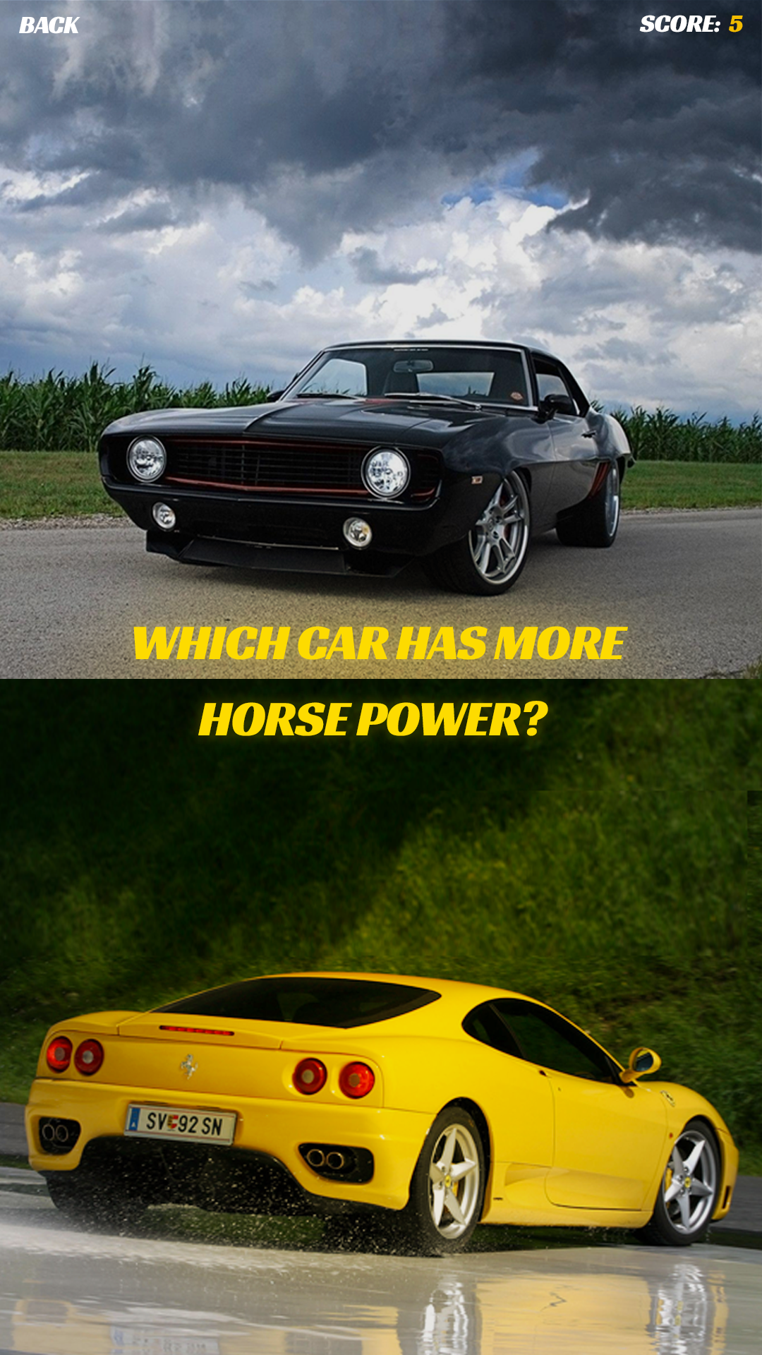 اسکرین شات 1 بازی Turbo: Car quiz trivia game