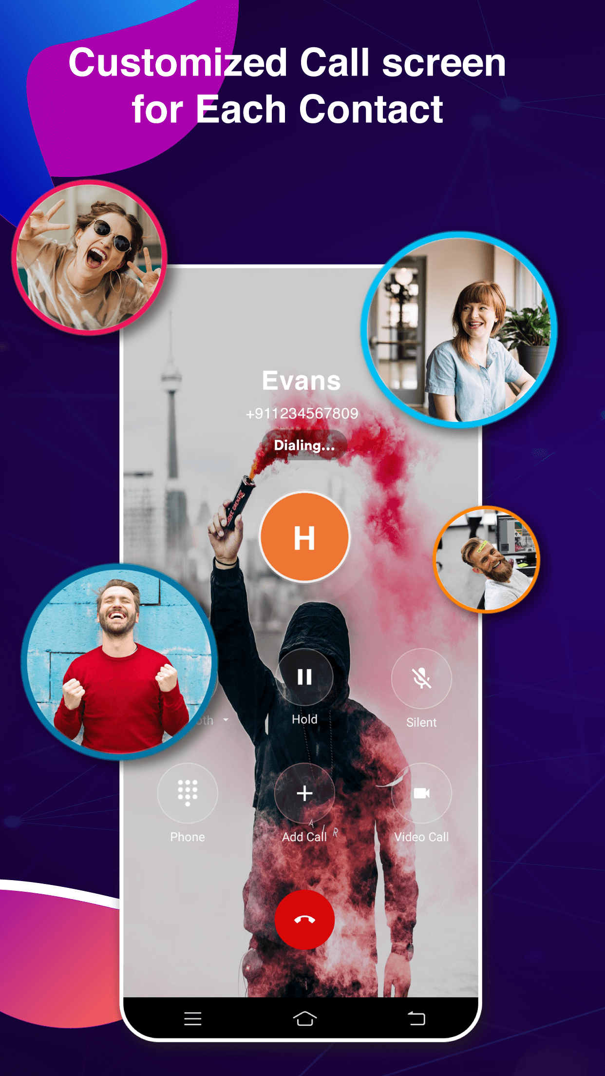 اسکرین شات 2 برنامه Vani Dialer - Call Logs, Conta