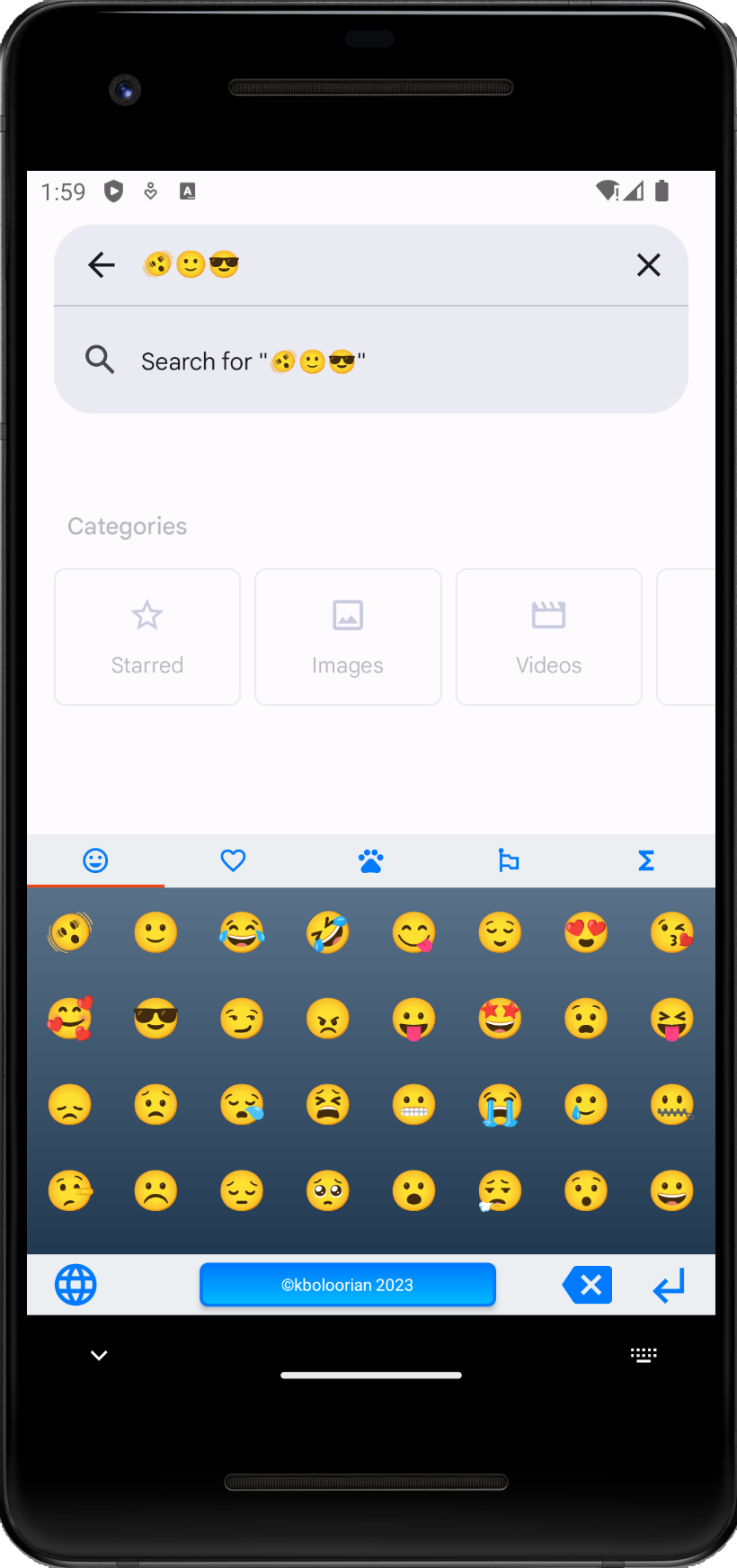 اسکرین شات 6 برنامه Farsi Keyboard