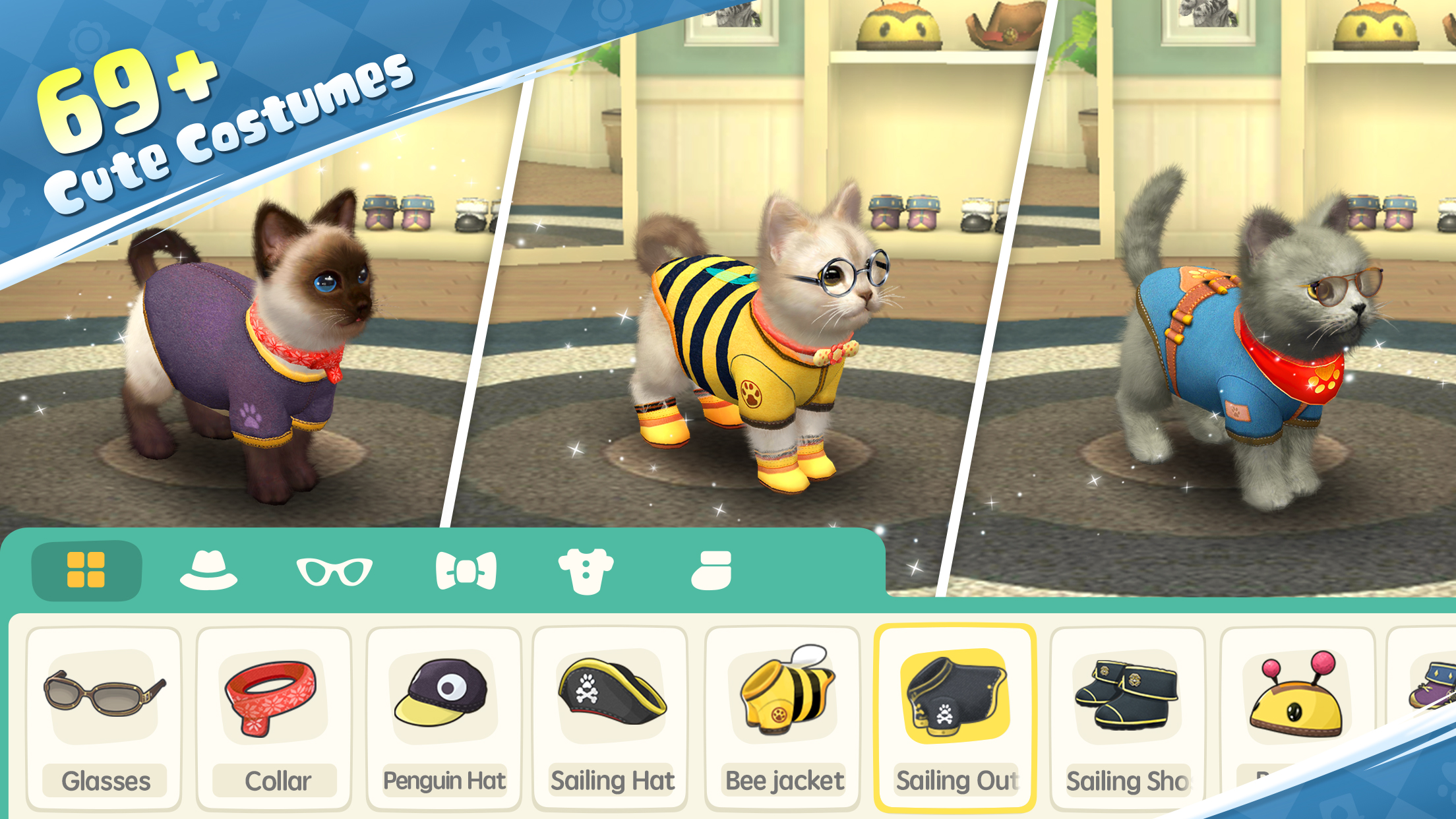 اسکرین شات 5 بازی Kitten: Cat Game Simulator