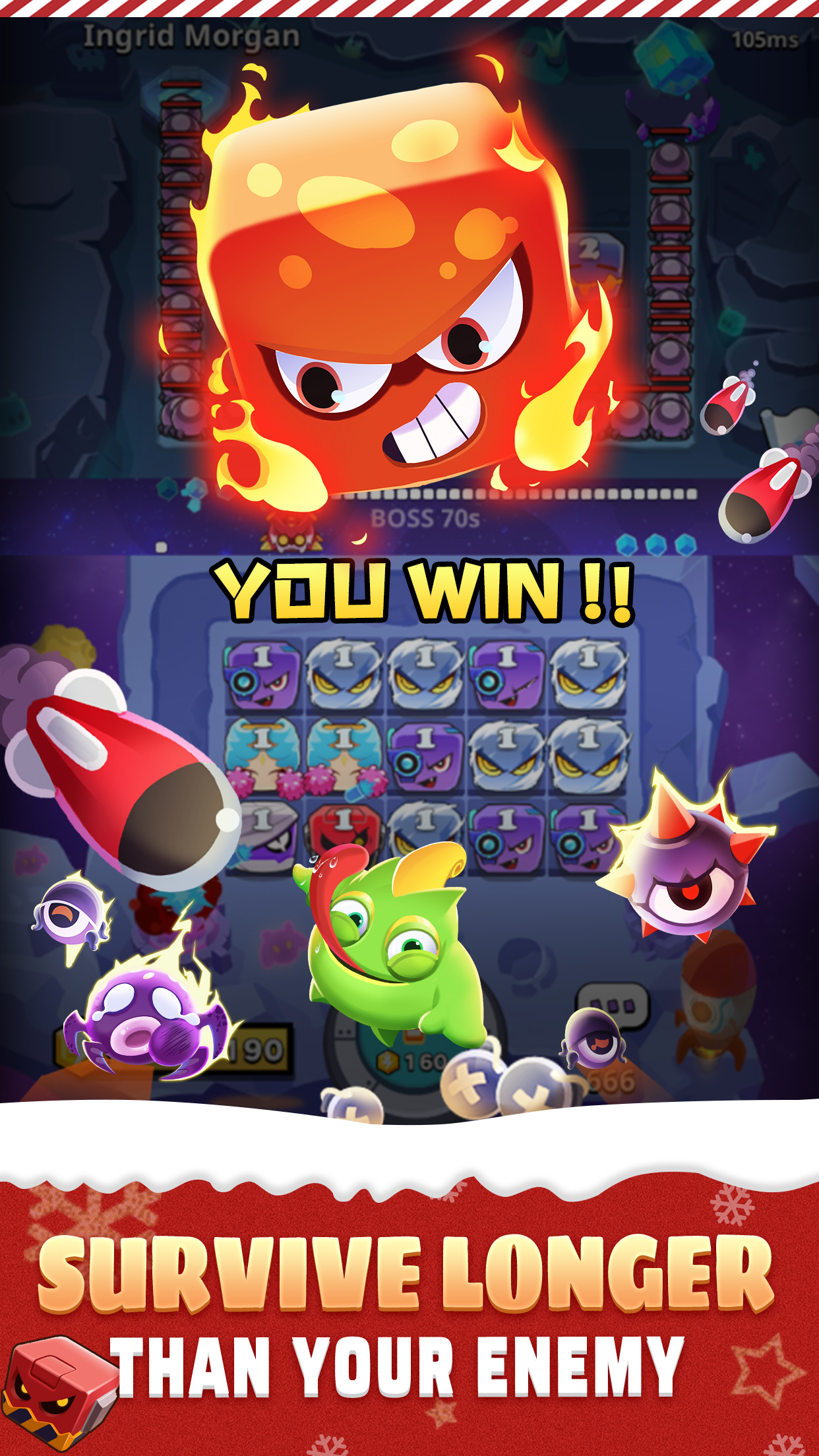 اسکرین شات 2 بازی Cube Rush - Tower Defense TD