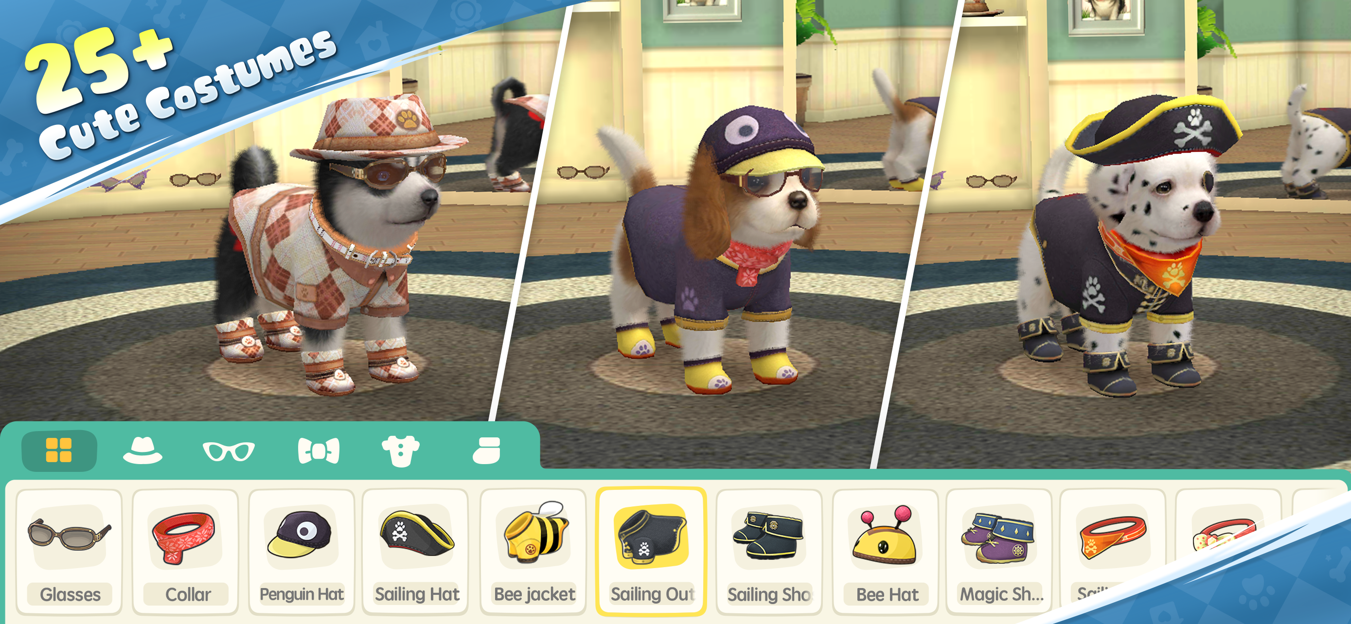 اسکرین شات 3 بازی My Dog:Puppy Simulator Games