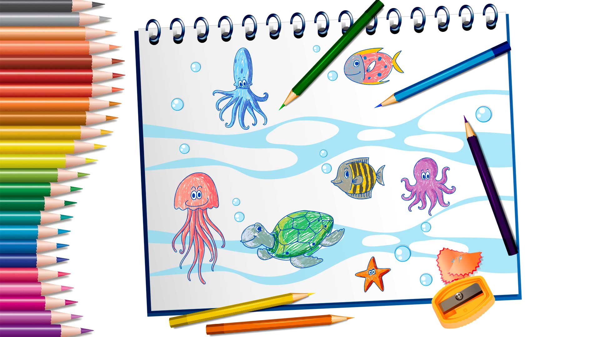 اسکرین شات 3 بازی Animal drawings: Learn to draw