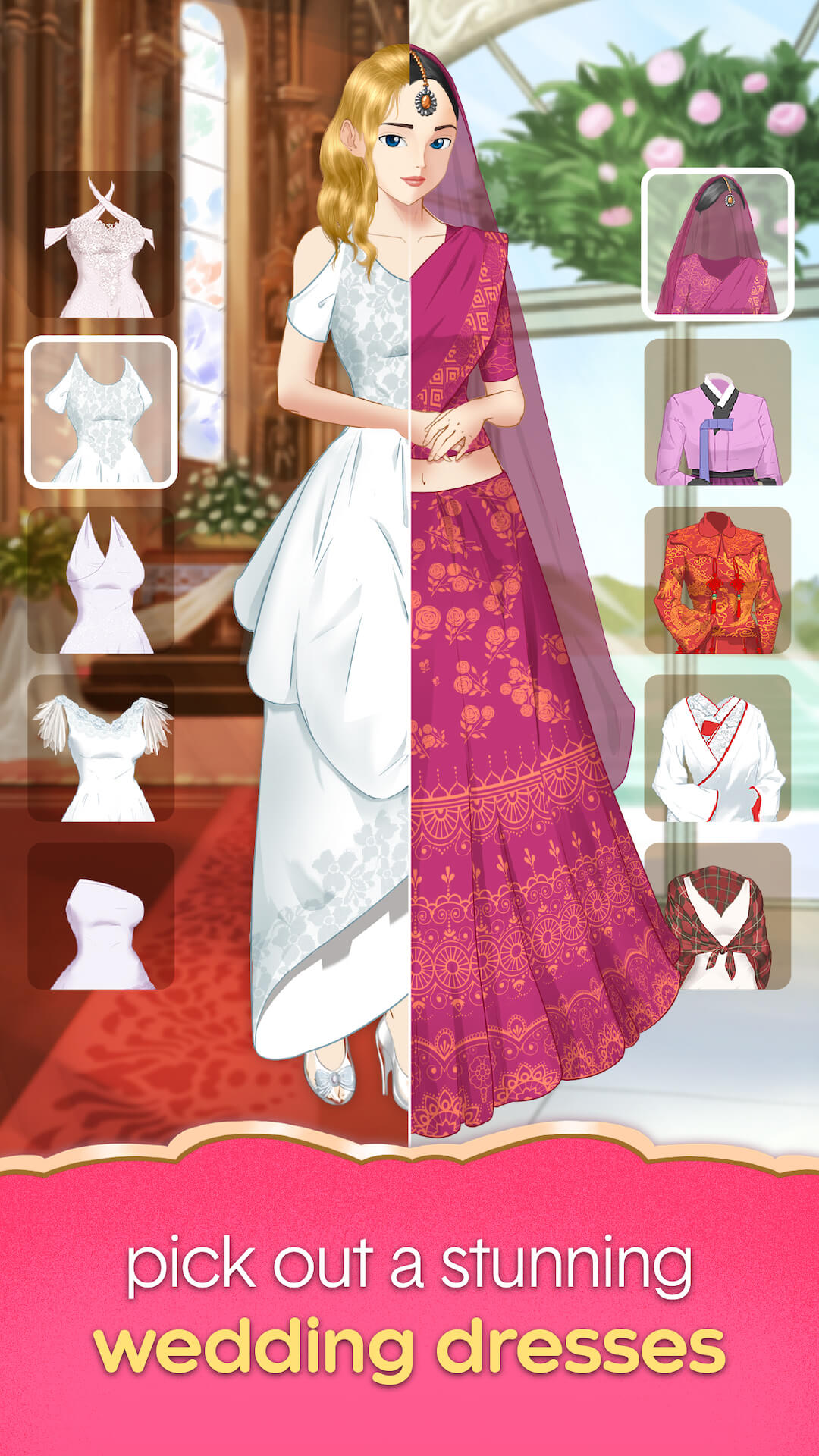 اسکرین شات 4 بازی Dream wedding – Makeup & dress