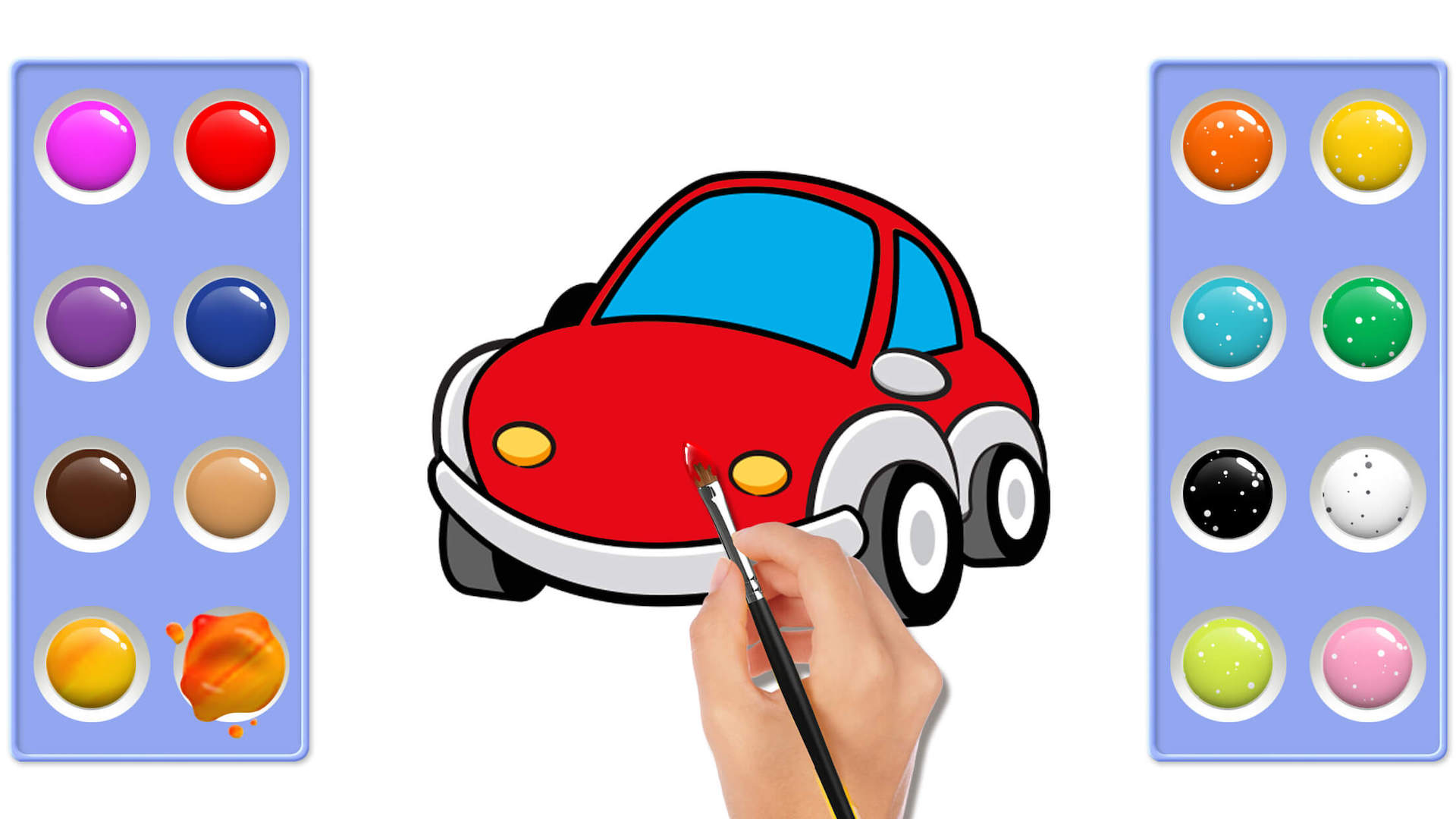 اسکرین شات 3 بازی Cars drawings: Learn to draw