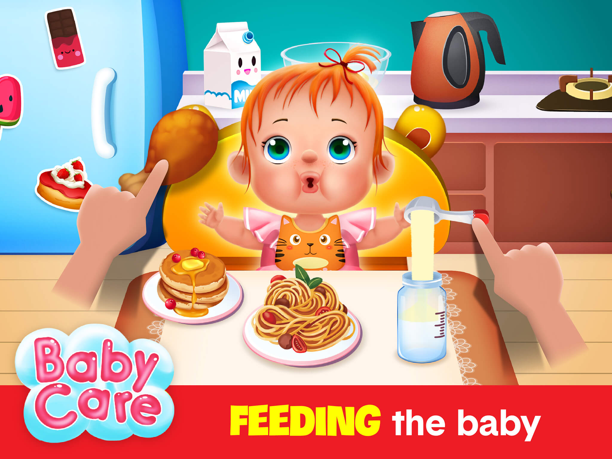 اسکرین شات 1 بازی Baby care game for kids