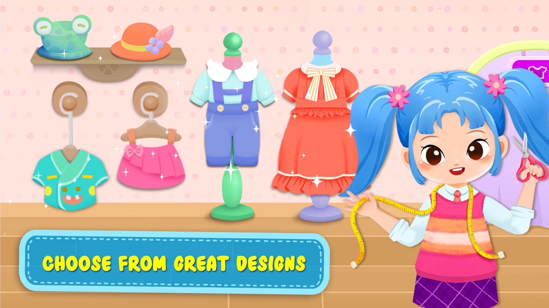 اسکرین شات 1 بازی Little Tailor – DIY Fashion
