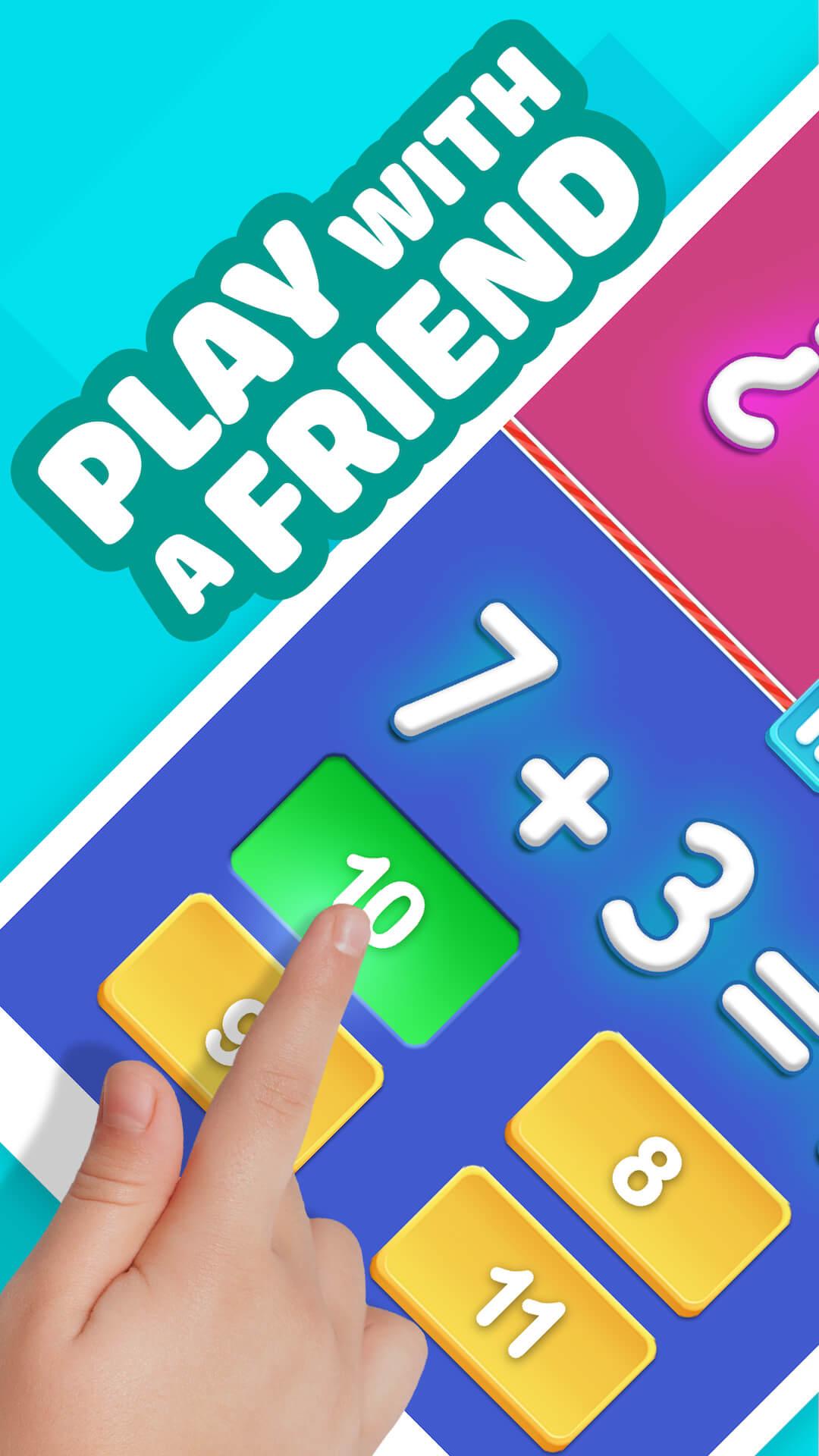 اسکرین شات 1 بازی Two players math games online