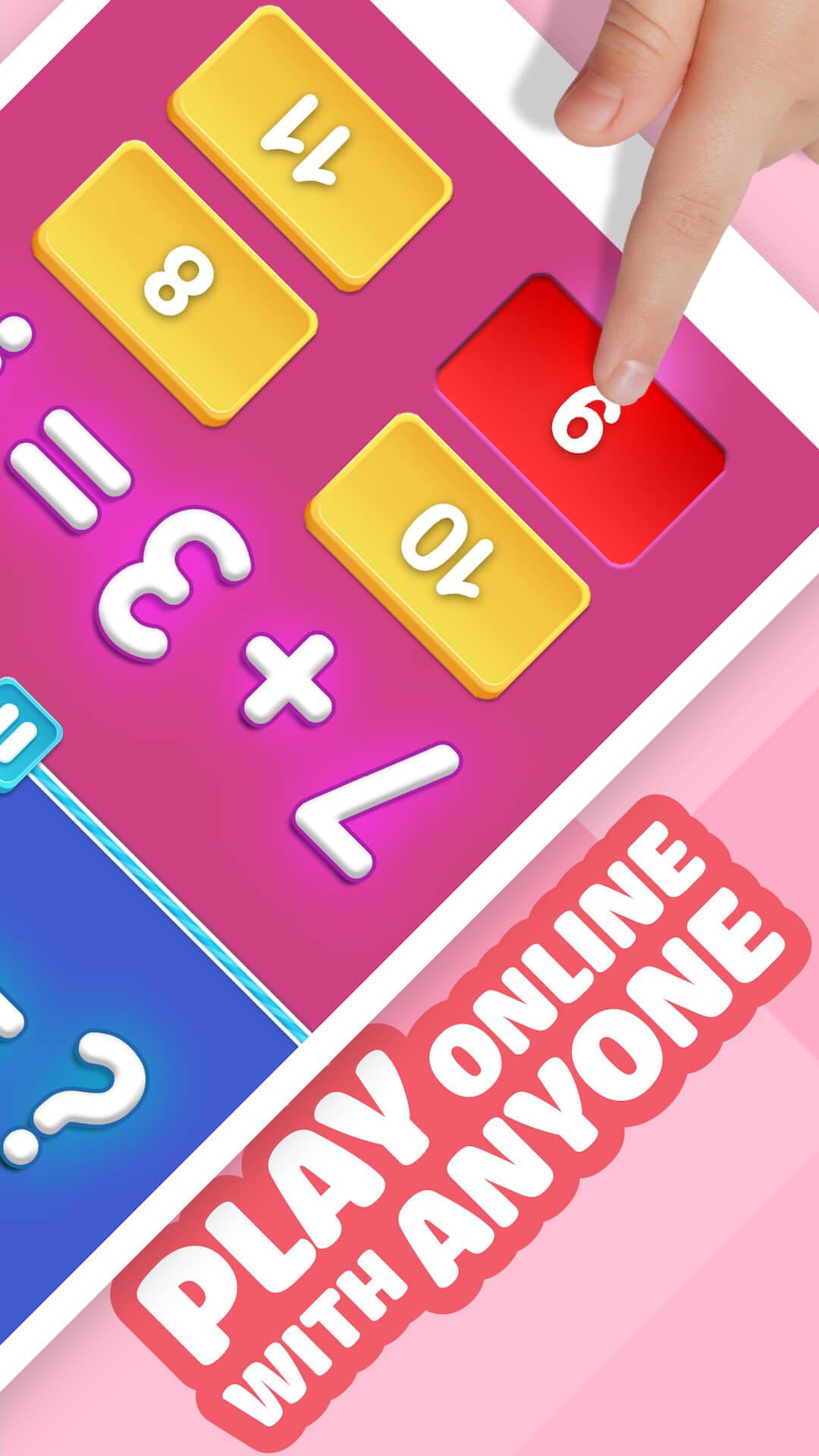 اسکرین شات 2 بازی Two players math games online