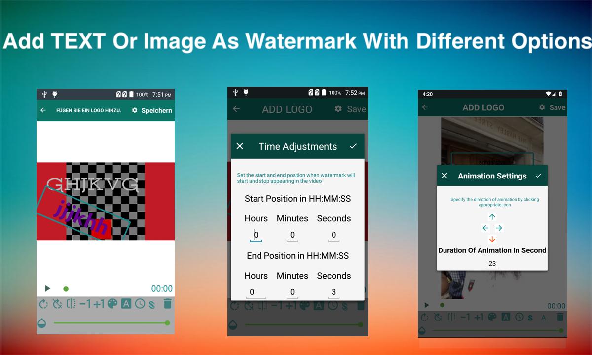 اسکرین شات 3 برنامه Remove & Add Watermark
