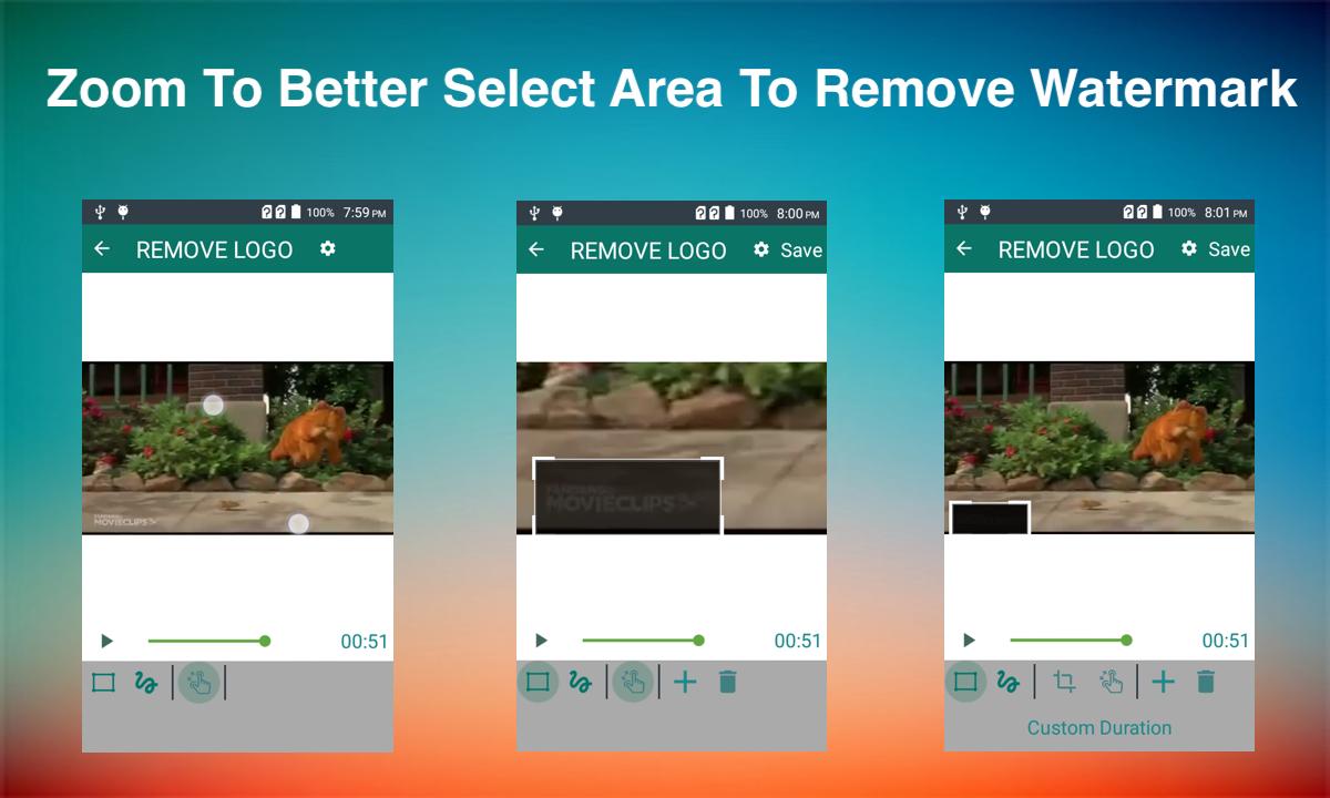 اسکرین شات 4 برنامه Remove & Add Watermark