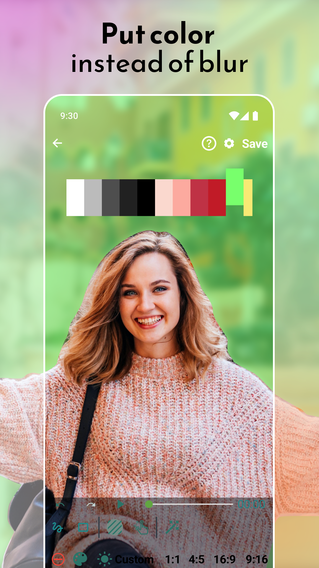 اسکرین شات 5 برنامه Blur Video and Photo Editor