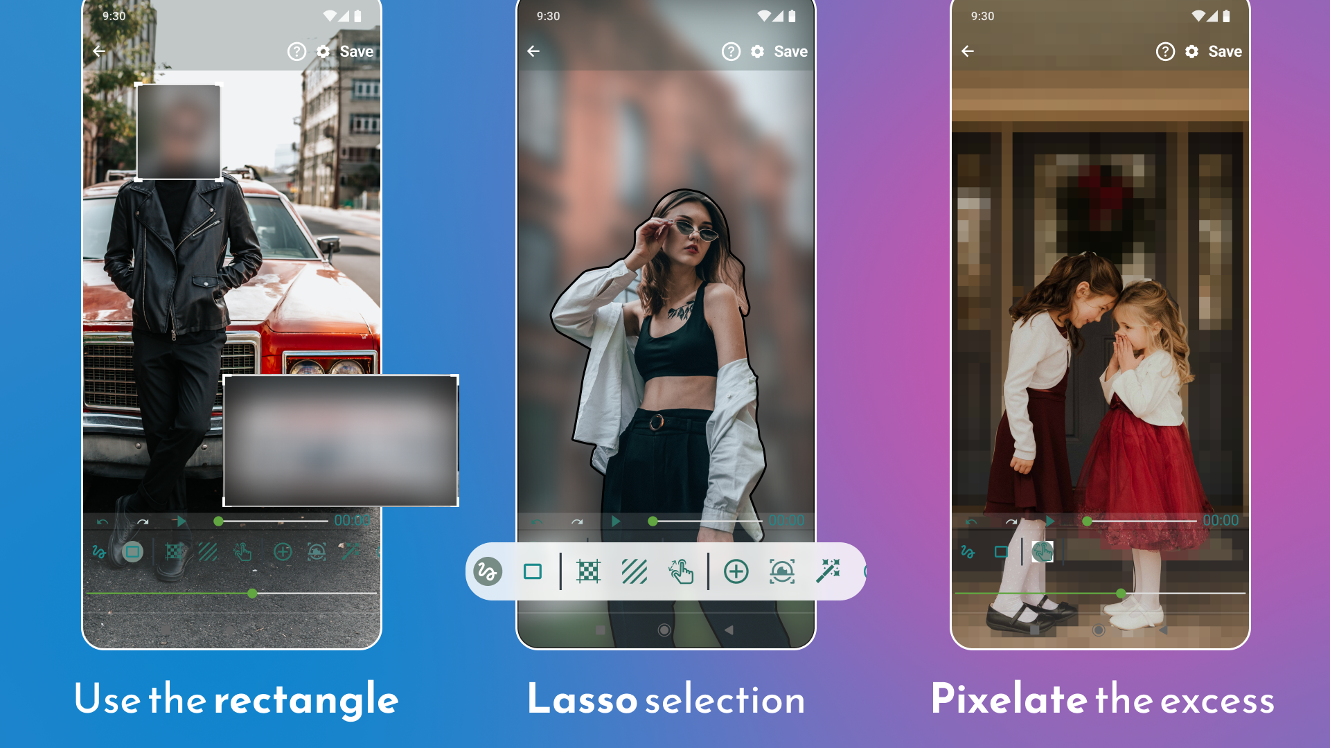 اسکرین شات 7 برنامه Blur Video and Photo Editor