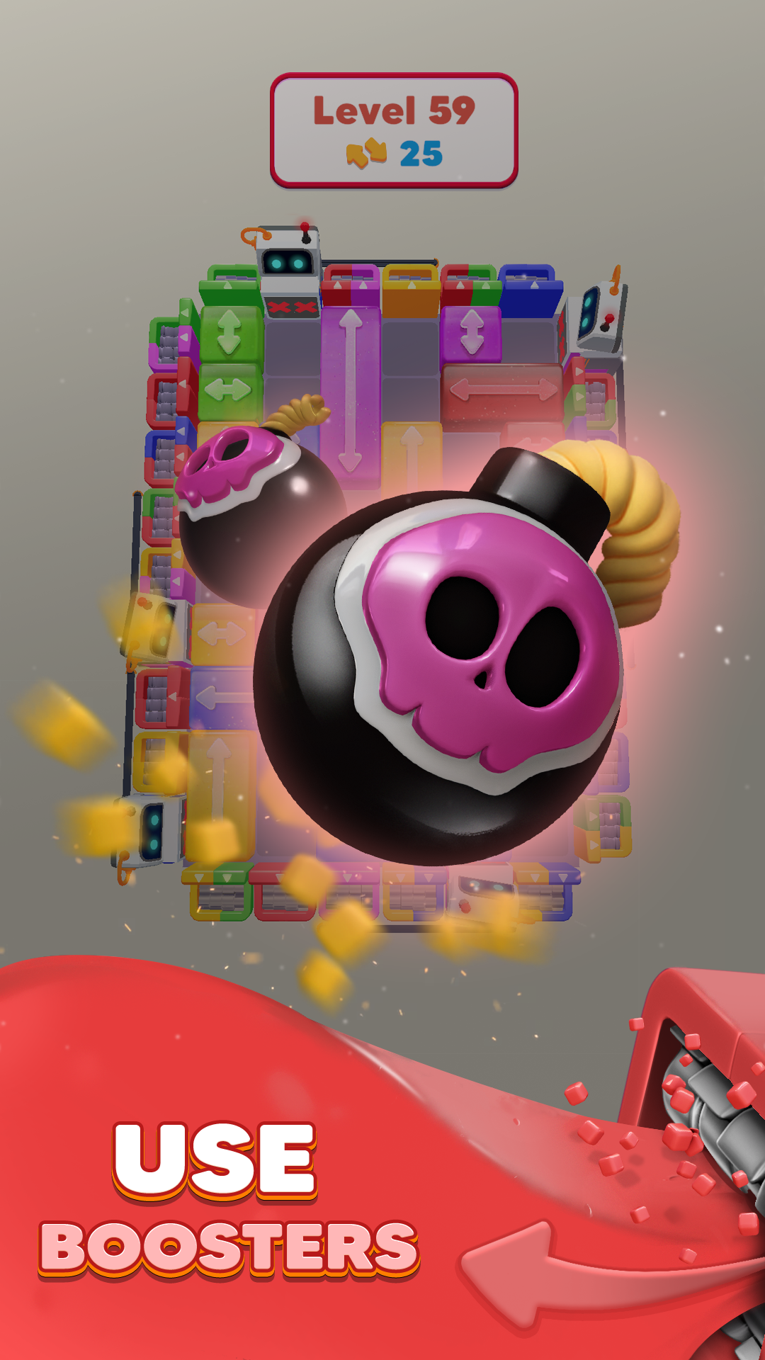 اسکرین شات 4 بازی Color Blocks 3D: Slide Puzzle