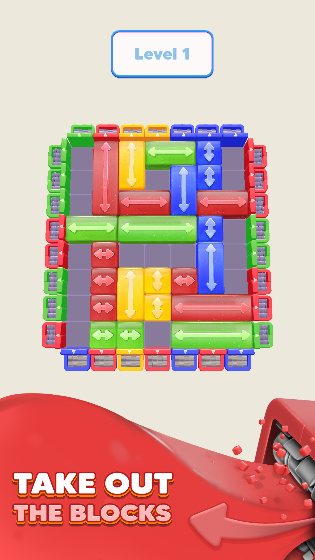 اسکرین شات 2 بازی Color Blocks 3D: Slide Puzzle