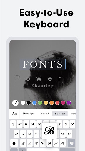 اسکرین شات 4 برنامه Fonts | emoji keyboard fonts