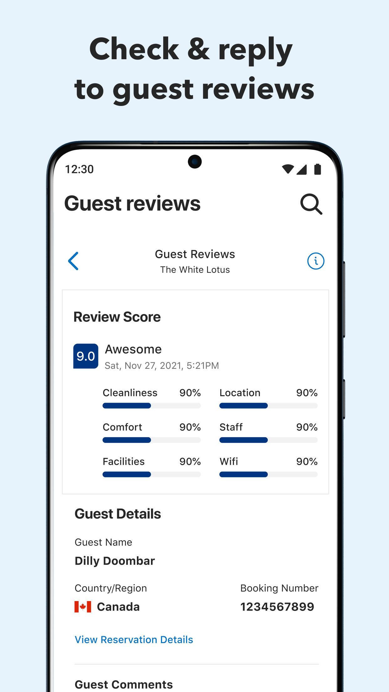 اسکرین شات 5 برنامه Pulse for Booking.com Partners