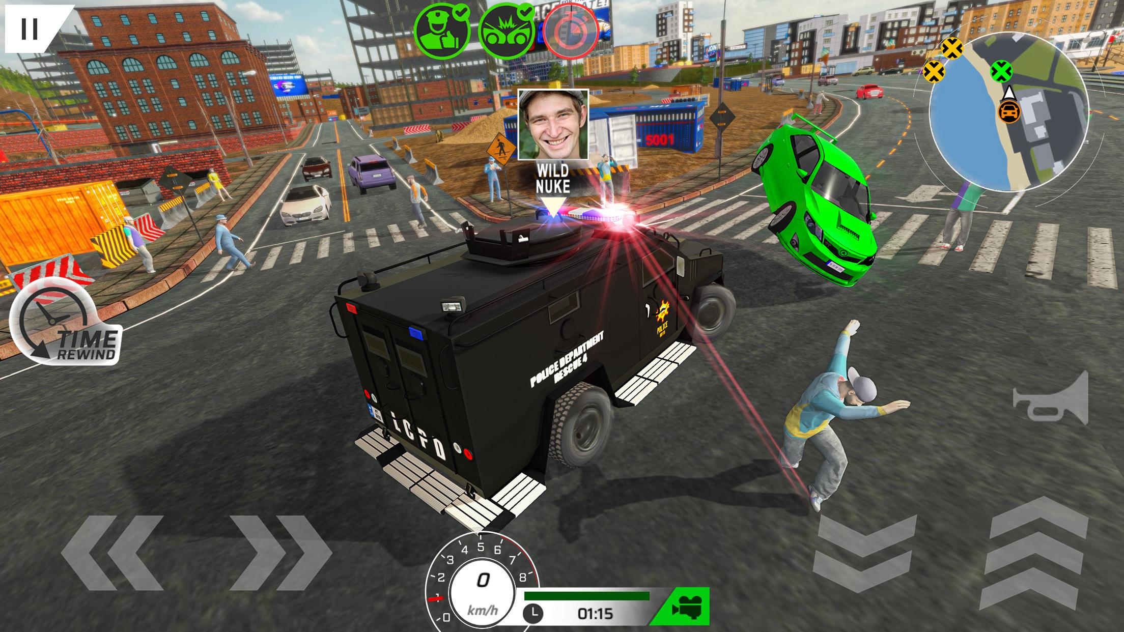 اسکرین شات 2 بازی Car Drivers Online: Fun City