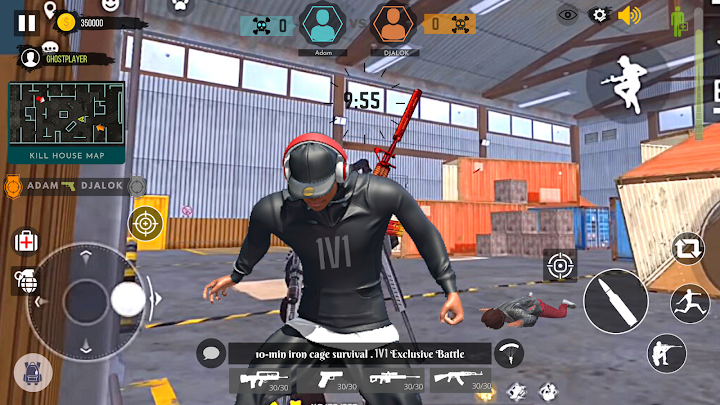 اسکرین شات 3 بازی Alone Shooter : 1v1 Offline Clash Squad 2021