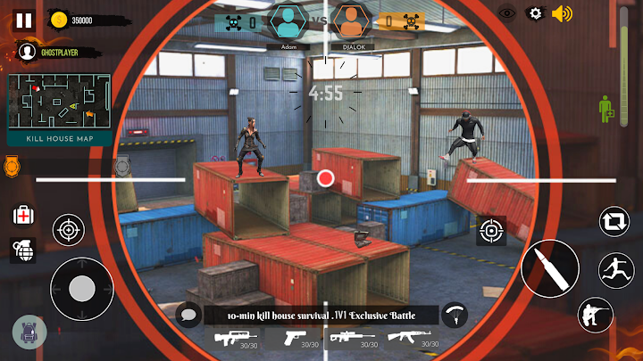 اسکرین شات 2 بازی Alone Shooter : 1v1 Offline Clash Squad 2021