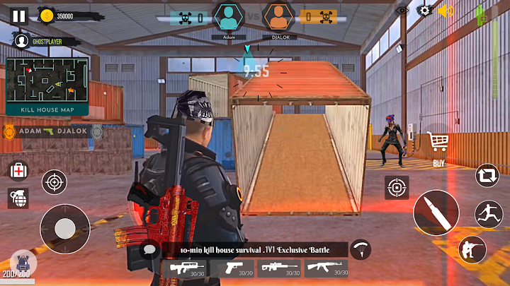 اسکرین شات 1 بازی Alone Shooter : 1v1 Offline Clash Squad 2021