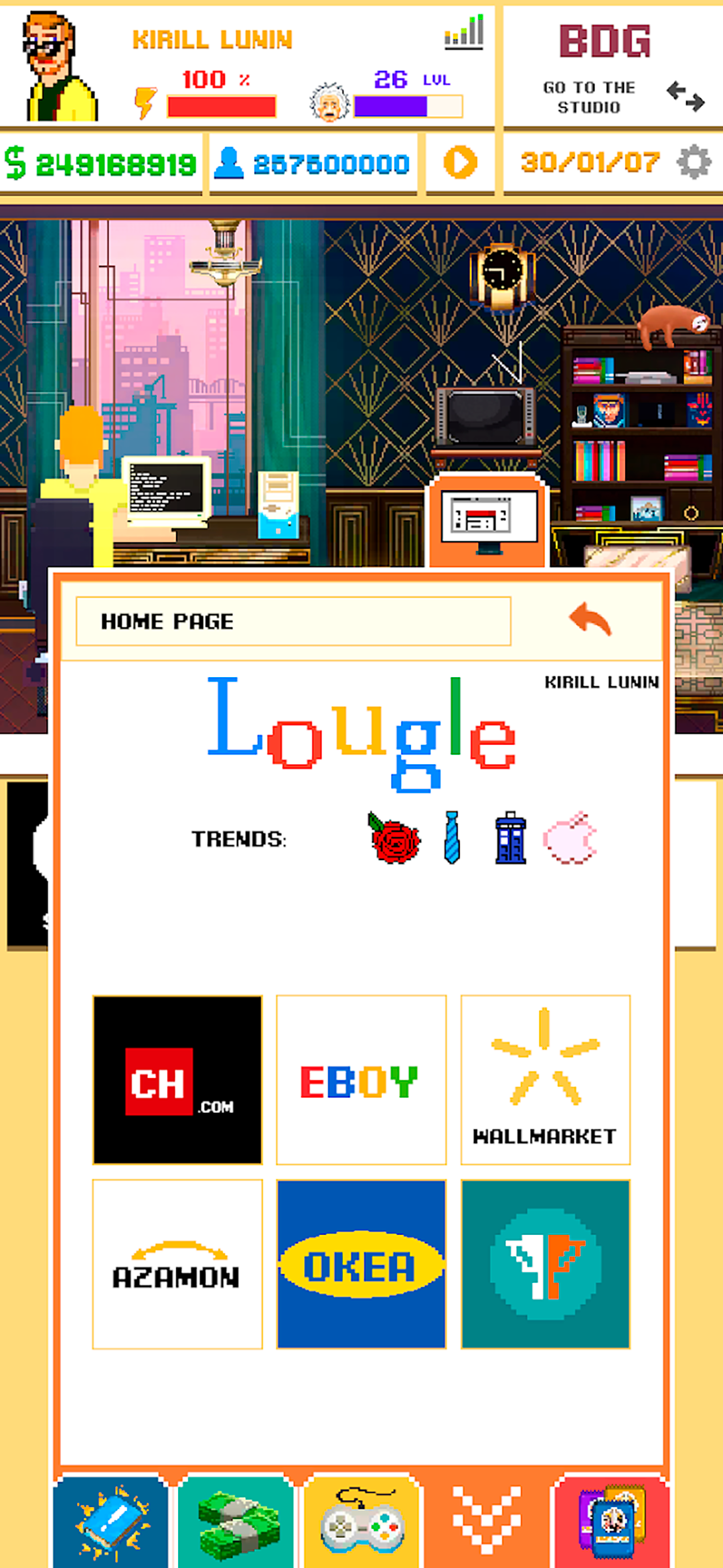 اسکرین شات 5 بازی Dev Tycoon - Idle Games