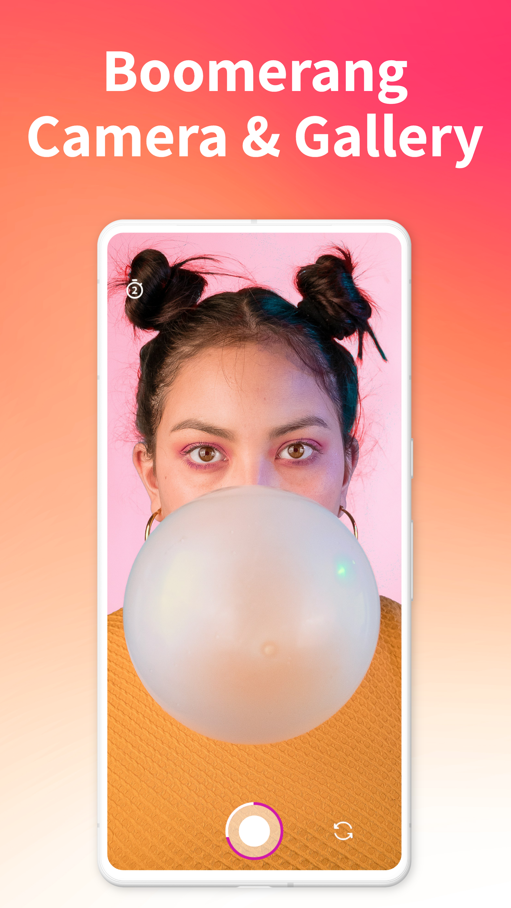 اسکرین شات 2 برنامه Boomerit Boomerang Video Maker