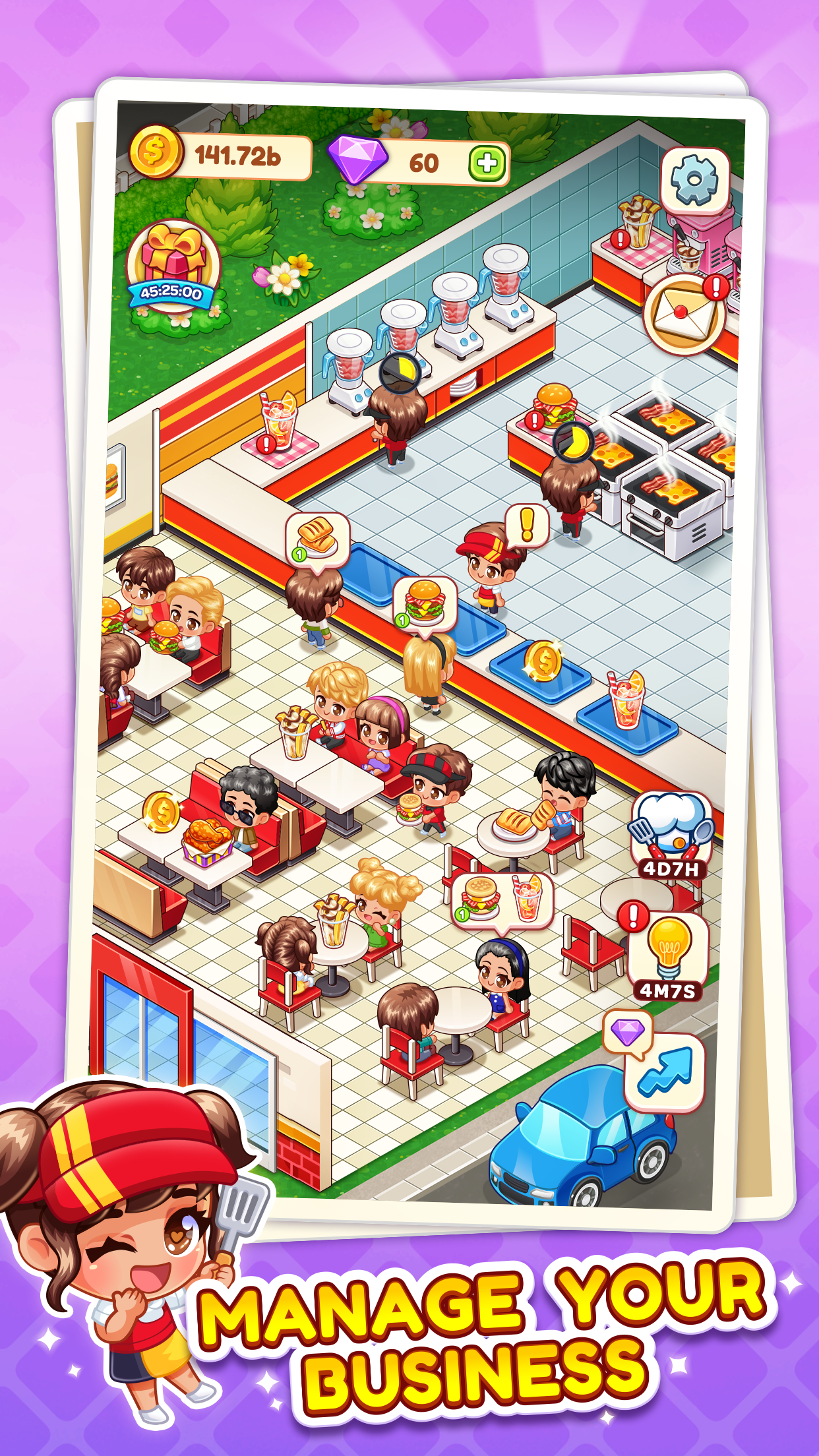 اسکرین شات 1 بازی Billionaire Chef: Idle Tycoon