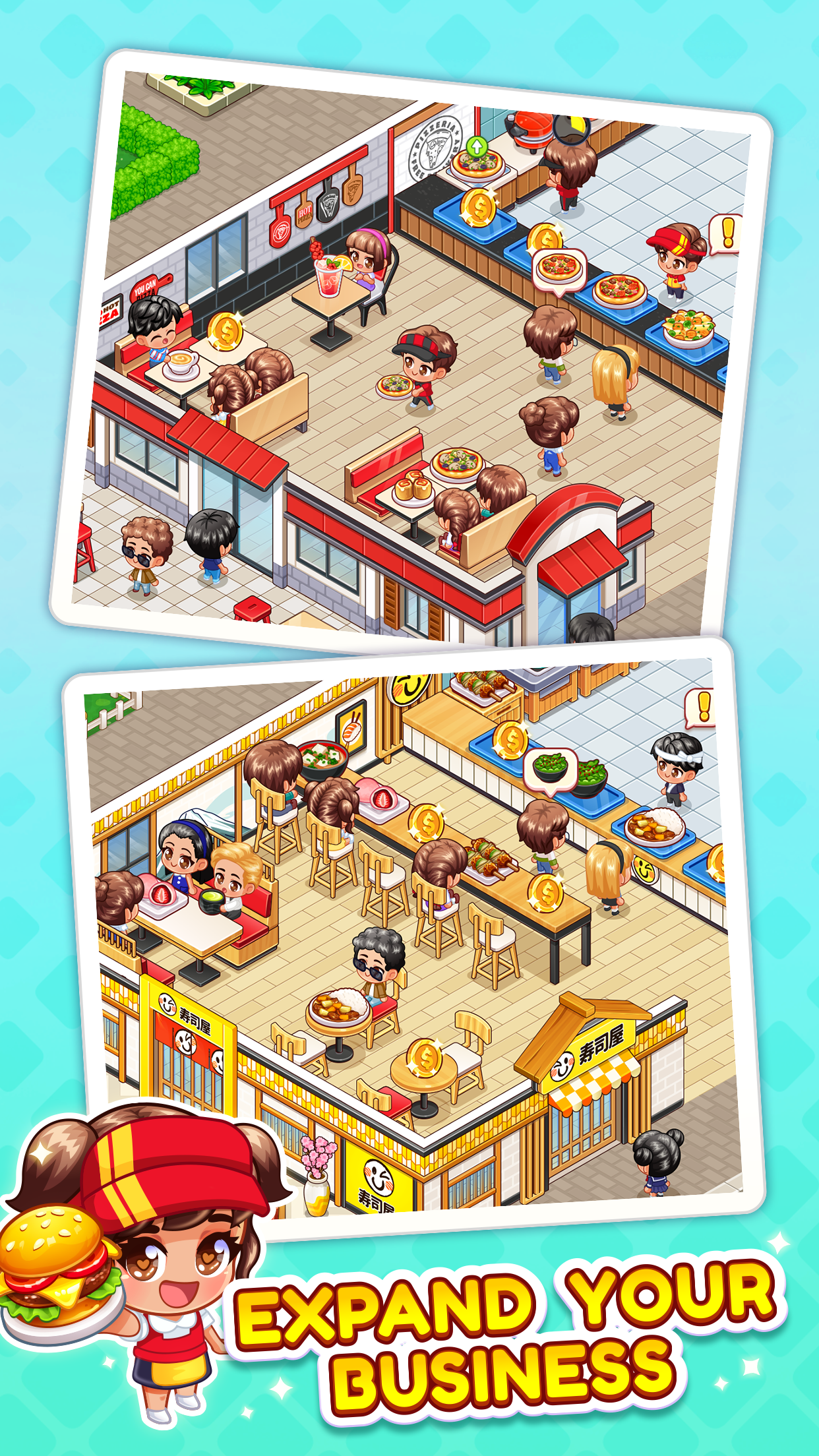 اسکرین شات 2 بازی Billionaire Chef: Idle Tycoon